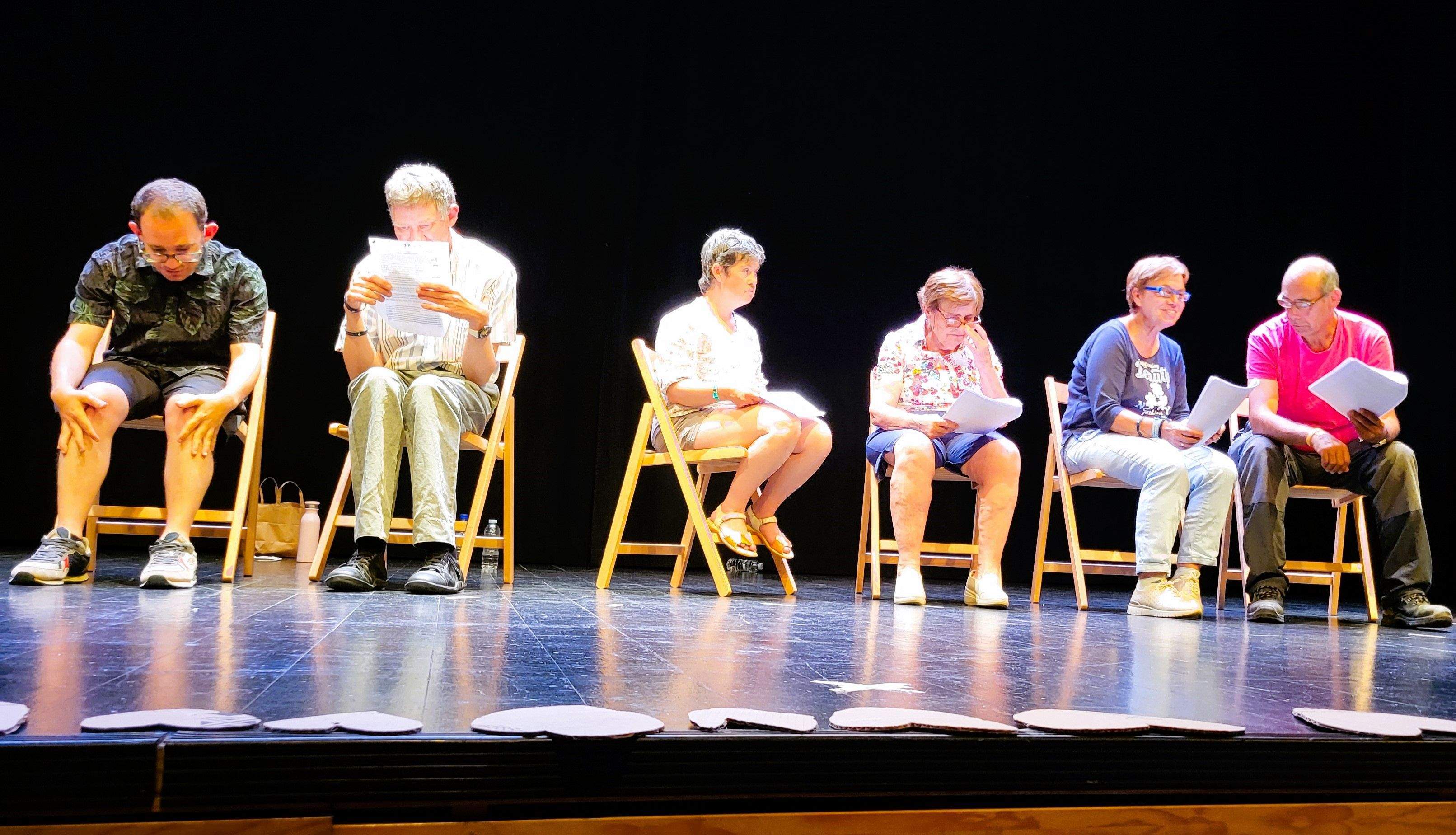 Grupo de teatro Piecombola. Foto Myriam Martínez
