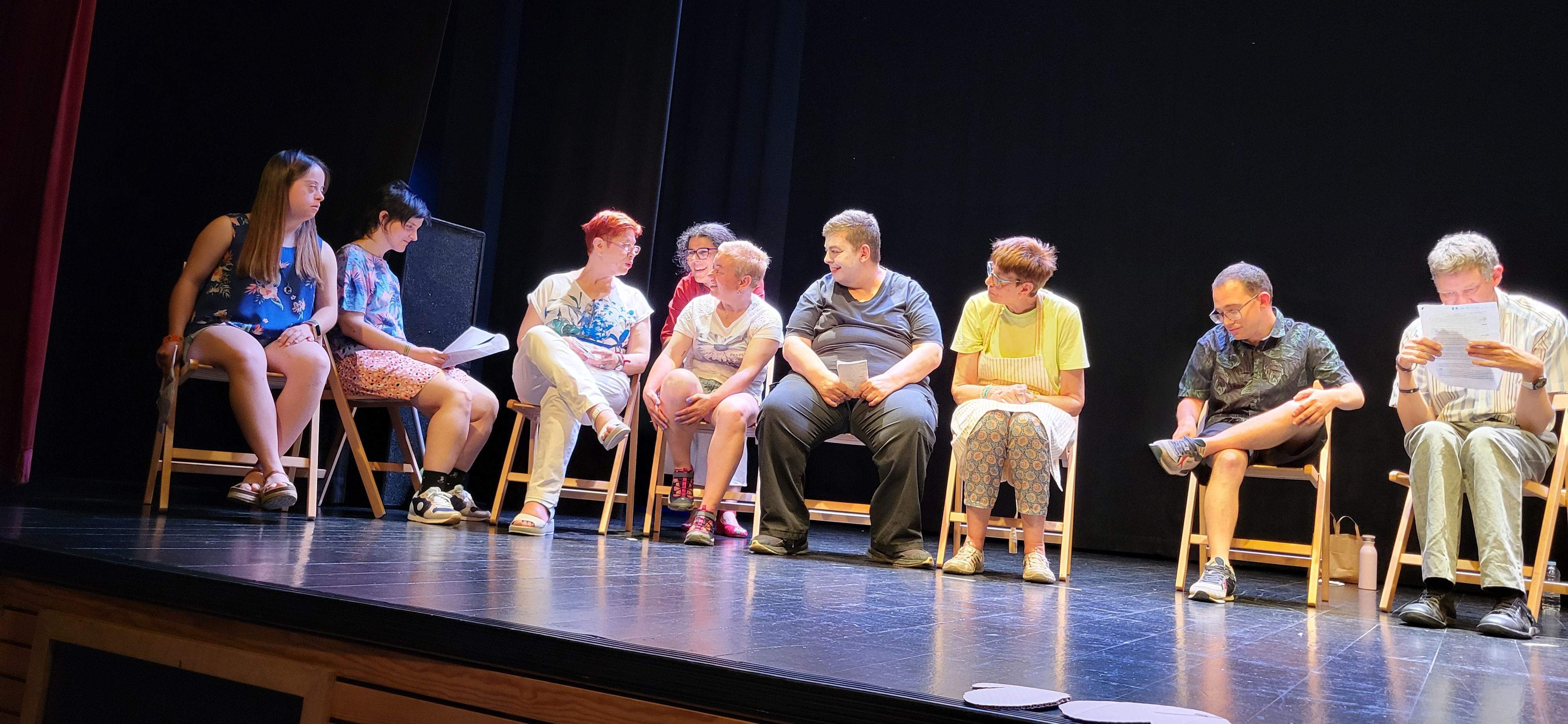 Grupo de teatro Piecombola. Foto Myriam Martínez