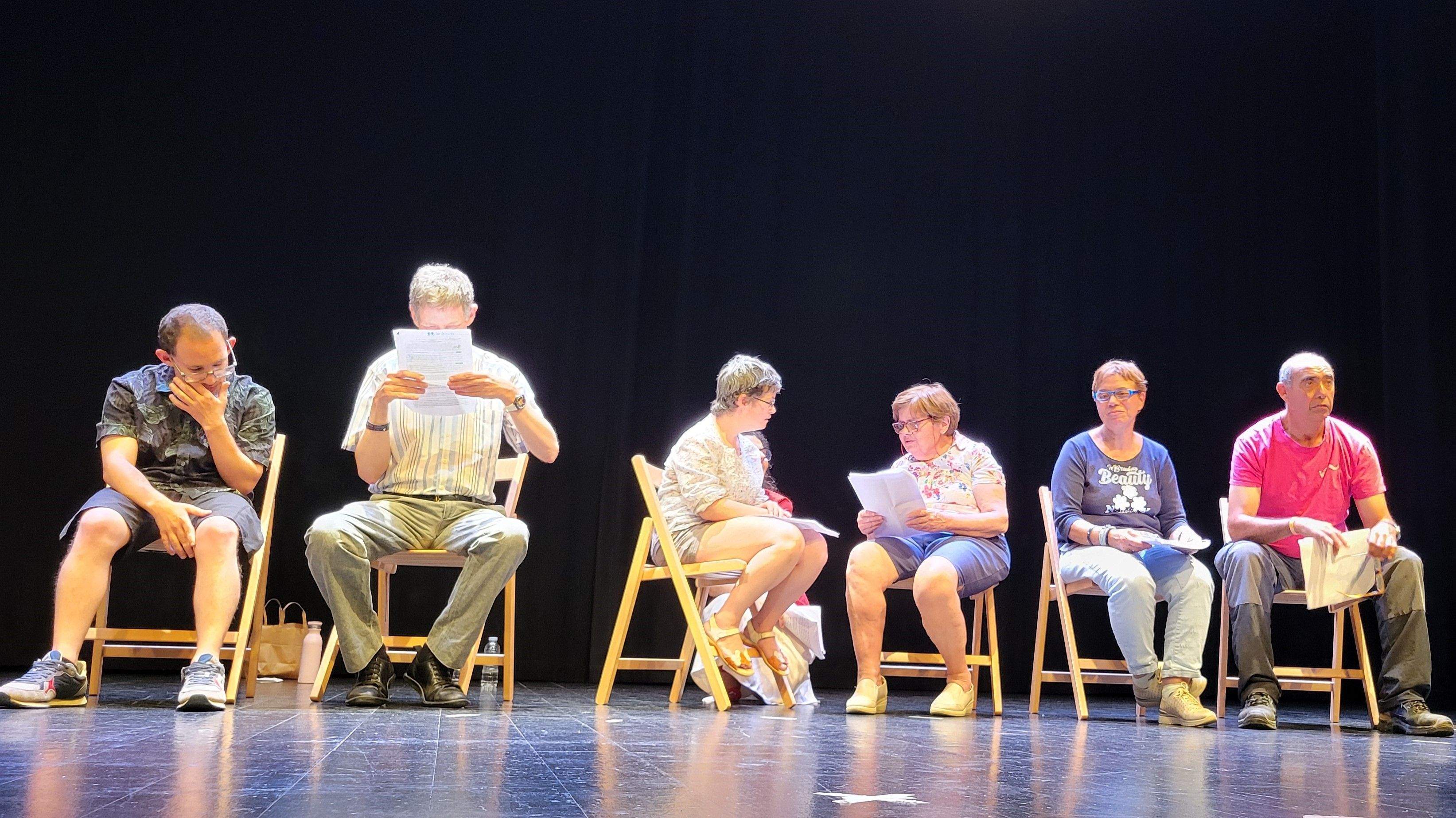 Grupo de teatro Piecombola. Foto Myriam Martínez