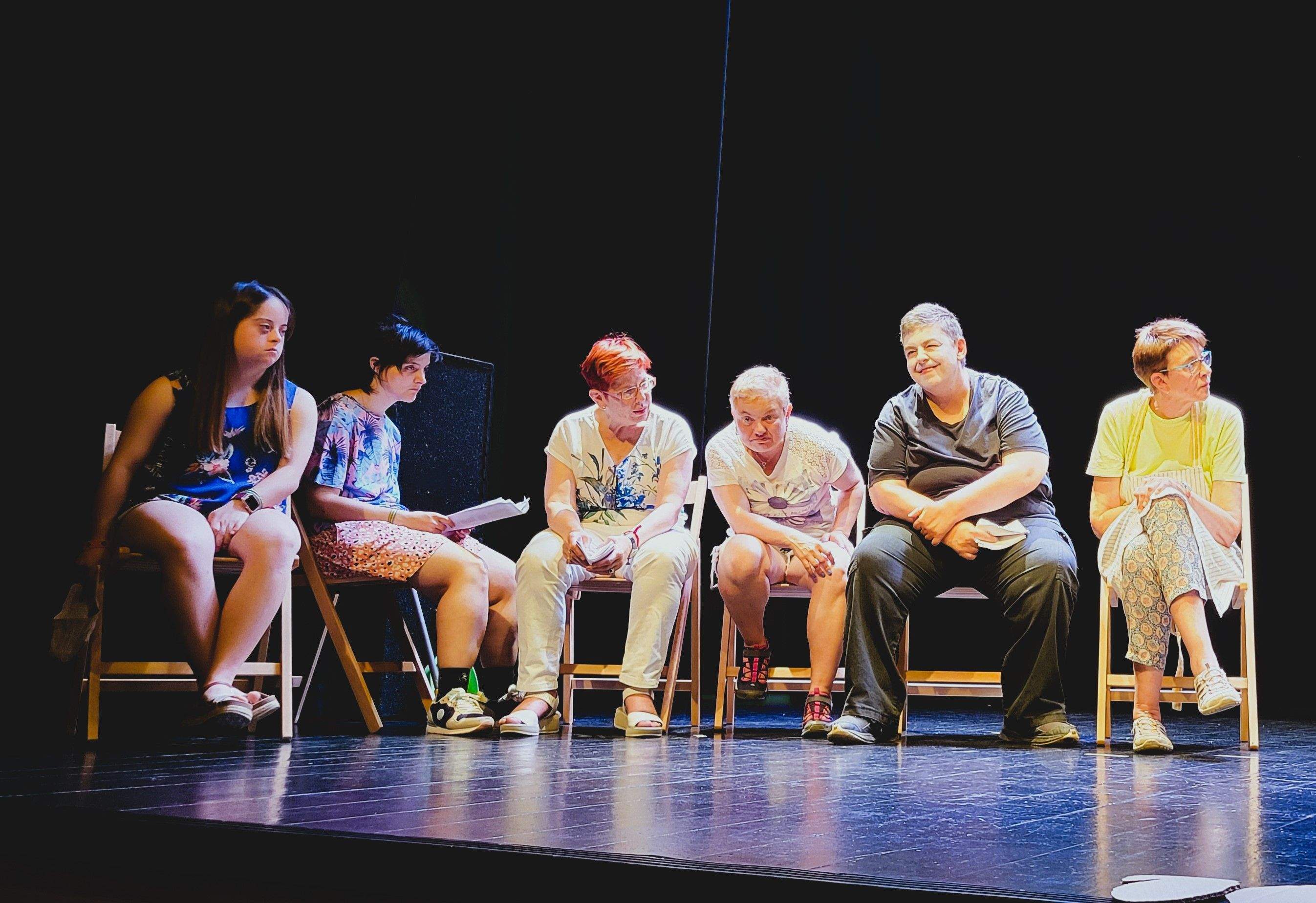 Grupo de teatro Piecombola. Foto Myriam Martínez