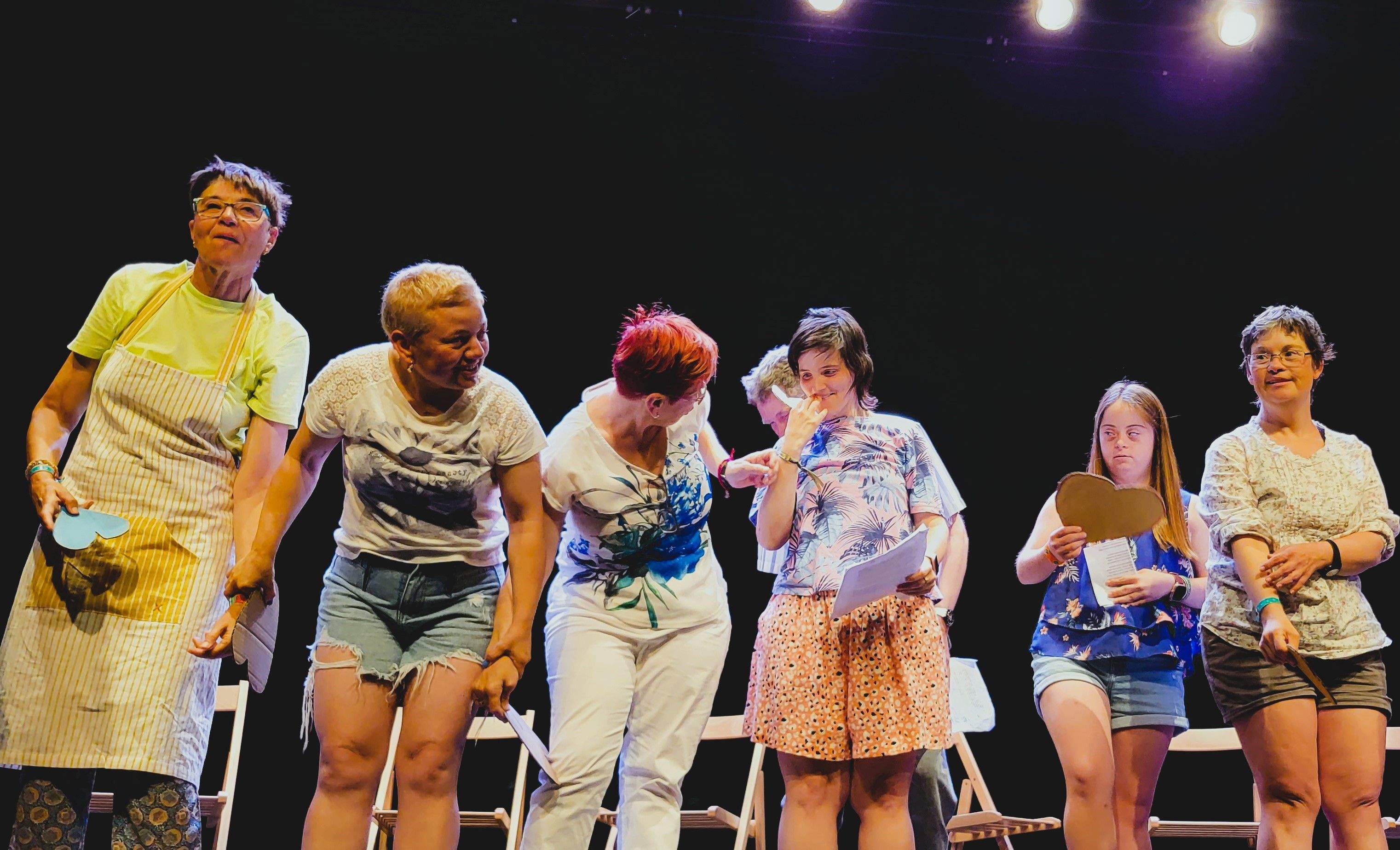 Grupo de teatro Piecombola. Foto Myriam Martínez