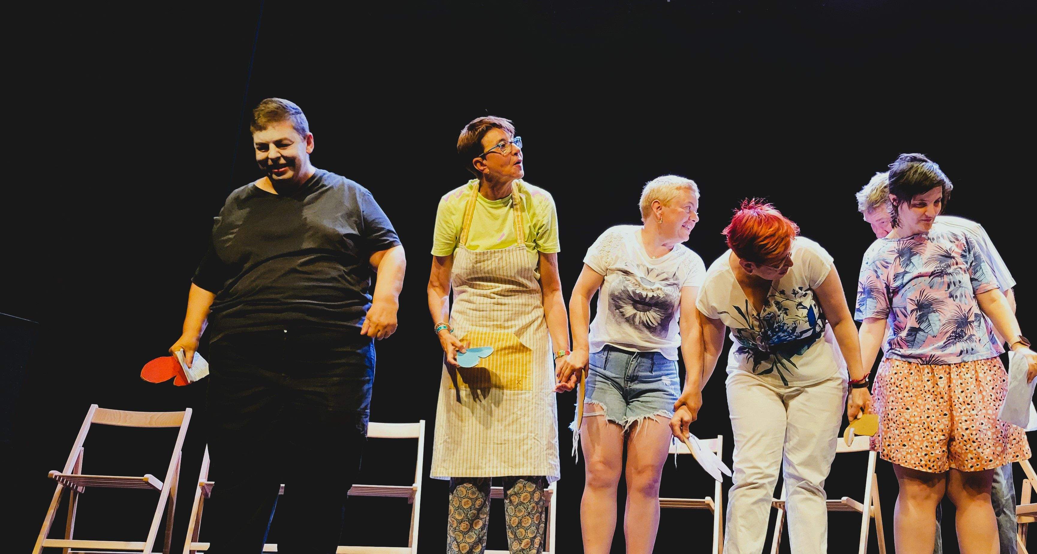 Grupo de teatro Piecombola. Foto Myriam Martínez