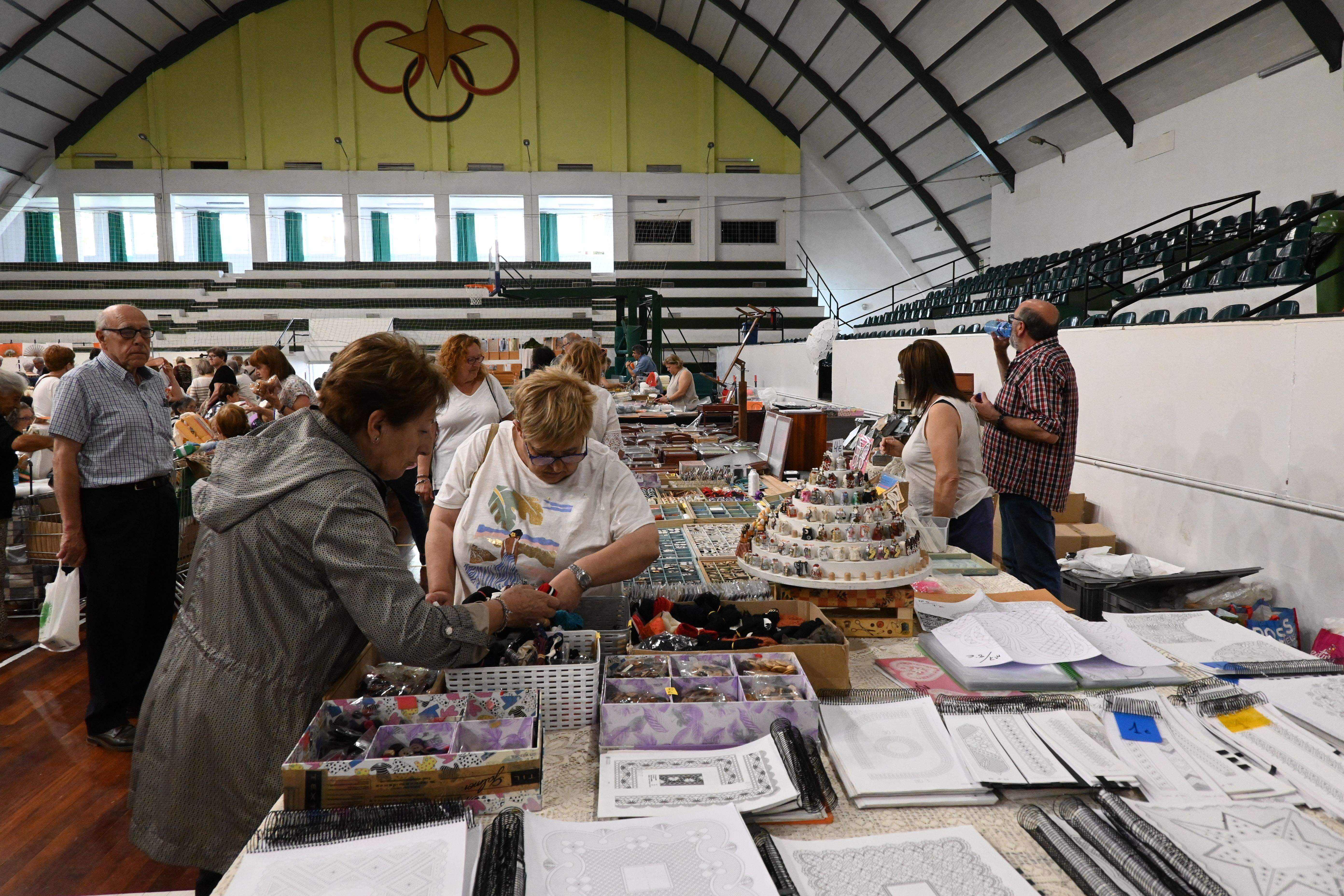 Encuentro de Encajes de Bolillos en Huesca. Foto Carlos Jalle