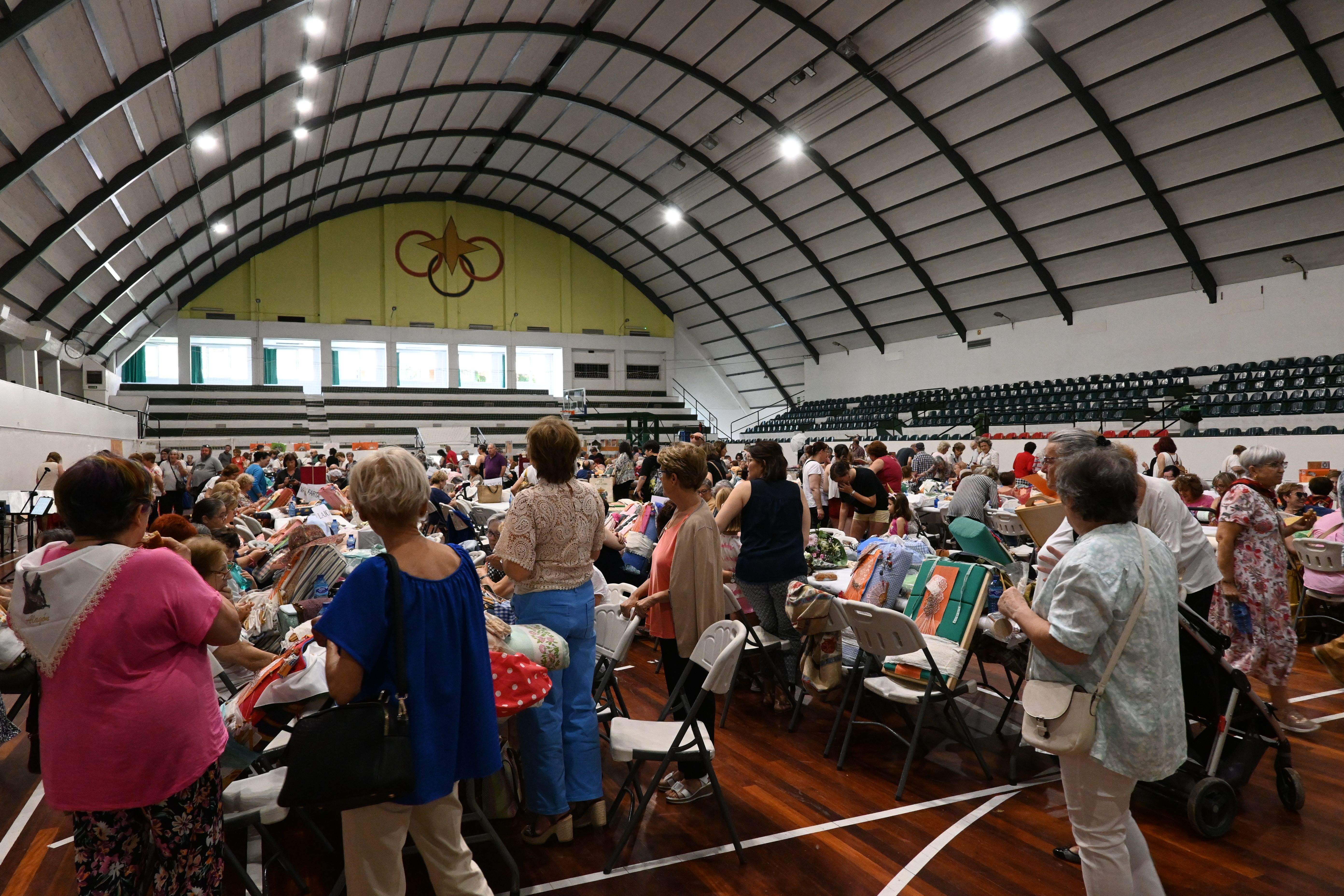 Encuentro de Encajes de Bolillos en Huesca. Foto Carlos Jalle
