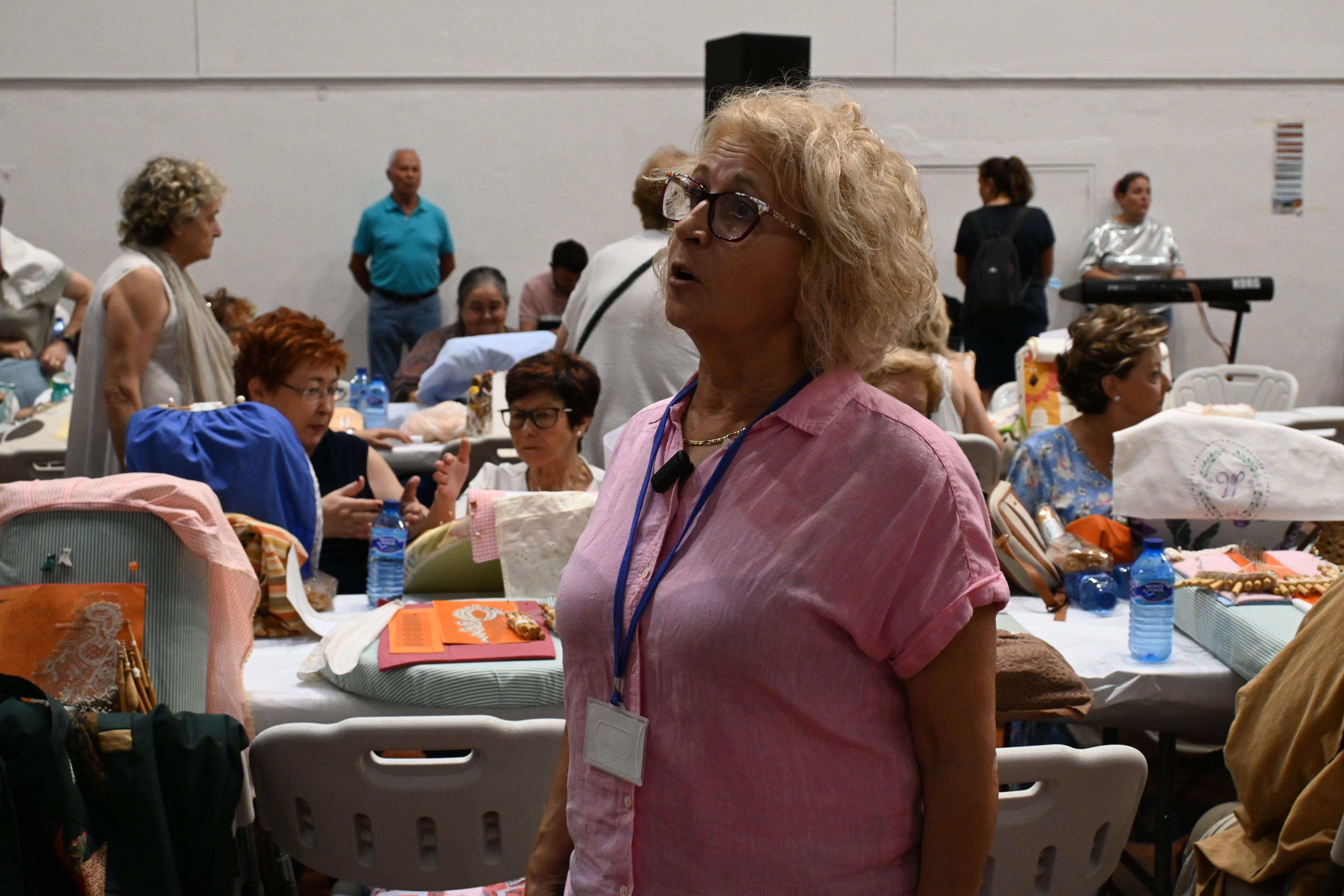Encuentro de Encajes de Bolillos en Huesca. Foto Carlos Jalle