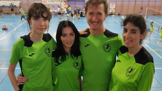 Participantes del VV OSCA ayer en el TTR de Logroño Participantes del VV OSCA ayer en el TTR de Logroño