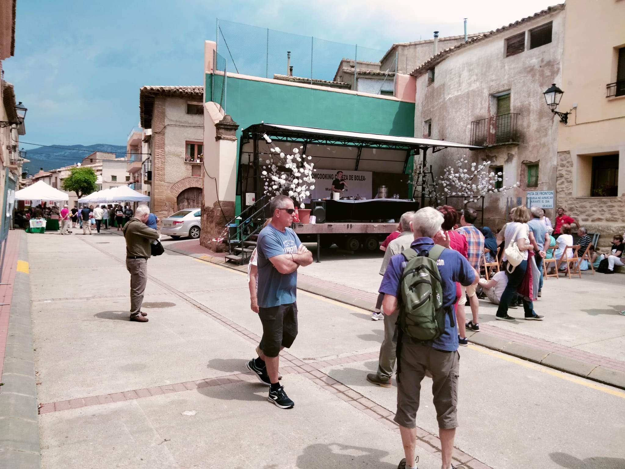 Imágenes del segundo fin de semana de la Feria de la Cereza de Bolea. Foto Asociación A Cerecera