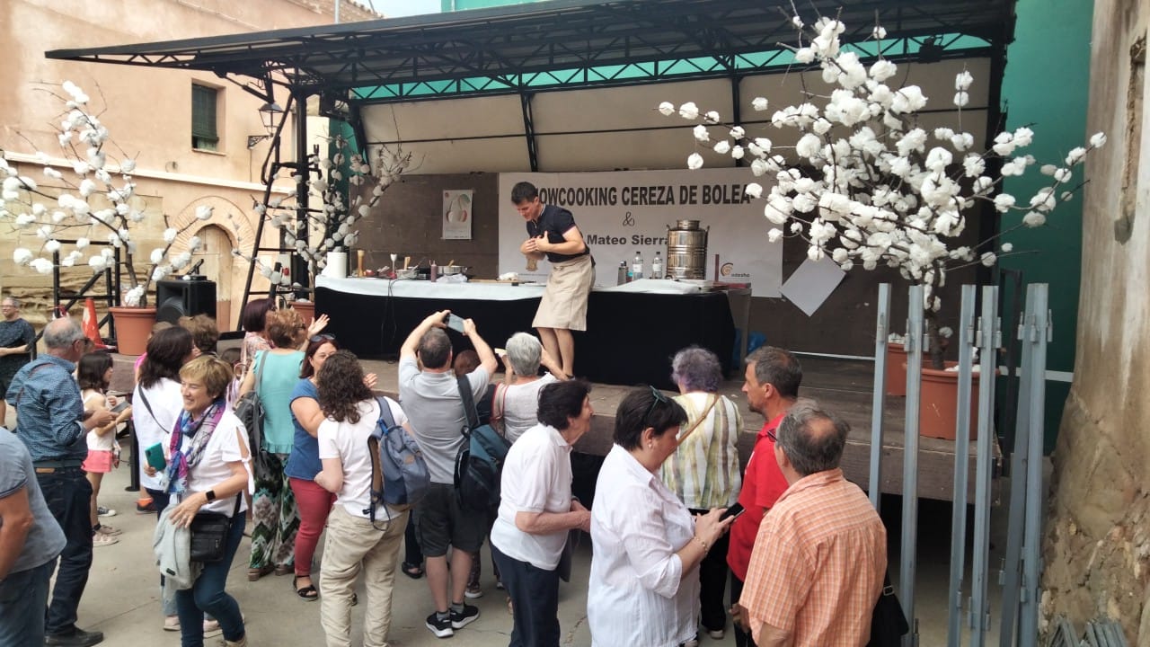 Imágenes del segundo fin de semana de la Feria de la Cereza de Bolea. Foto Asociación A Cerecera