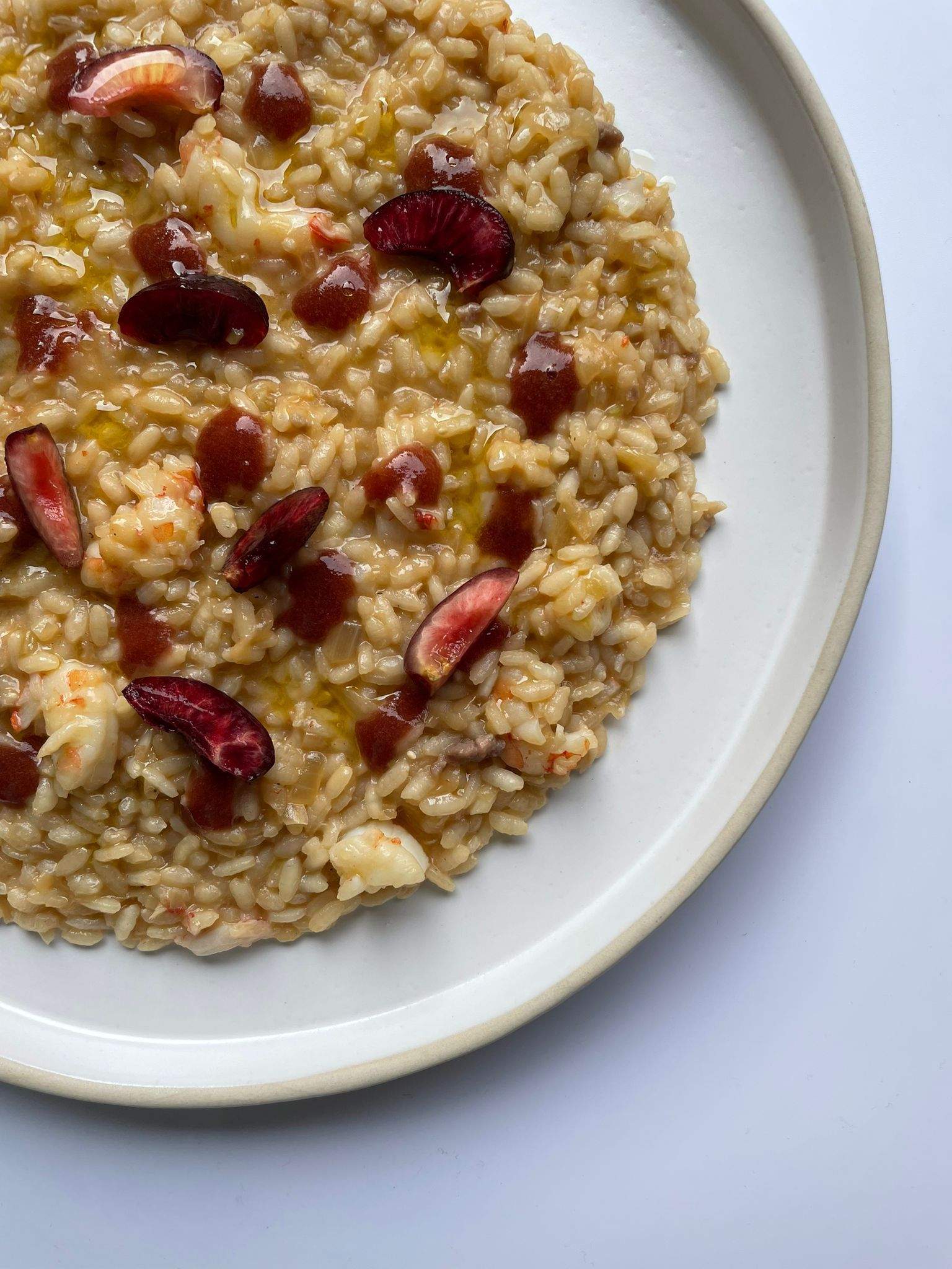 Rissoto con cereza de Bolea