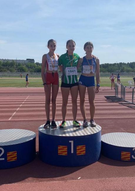 Podio femenino Jabalina