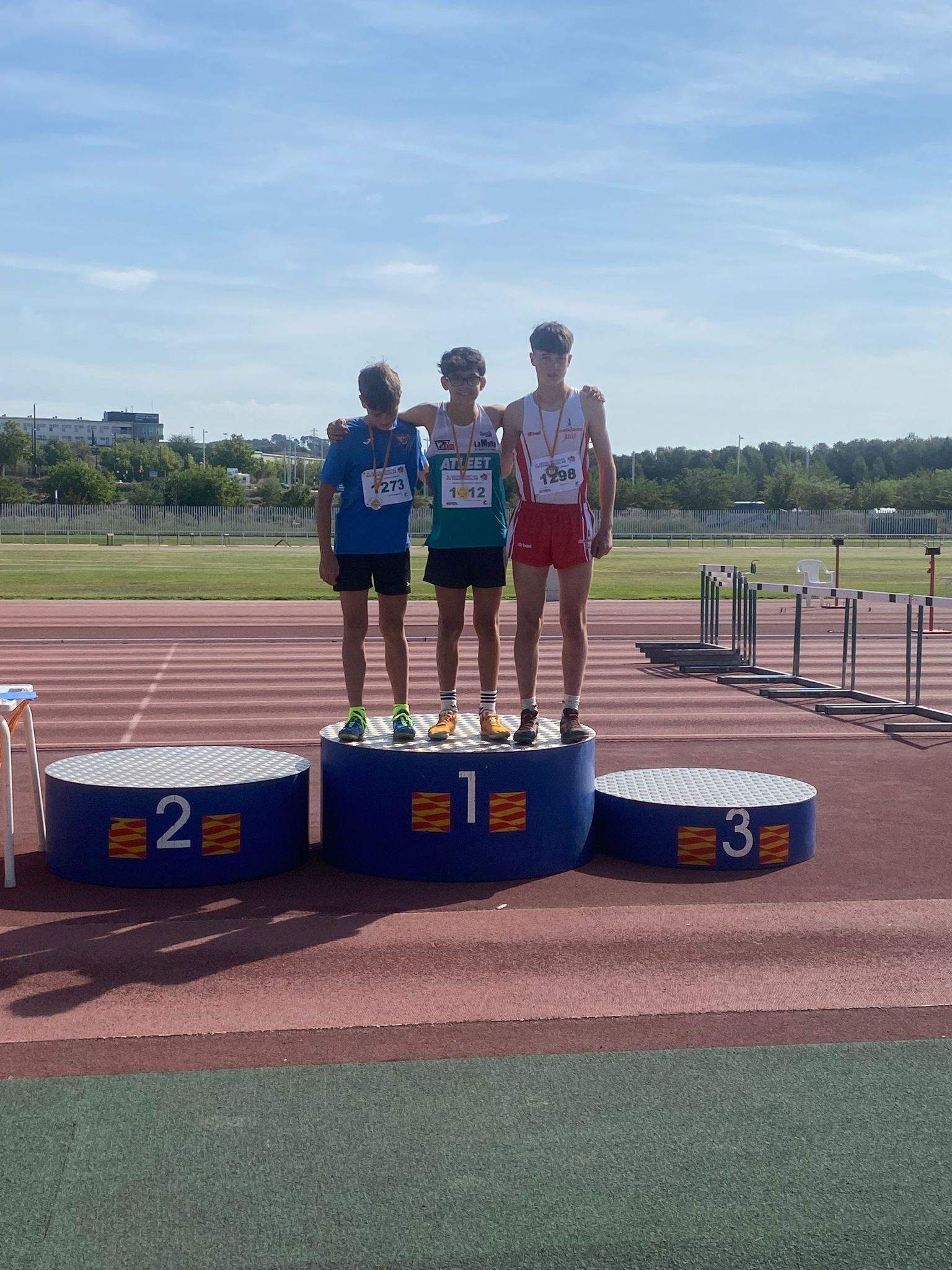 Podio longitud, Ibón Terrén (CA Jaca), bronce