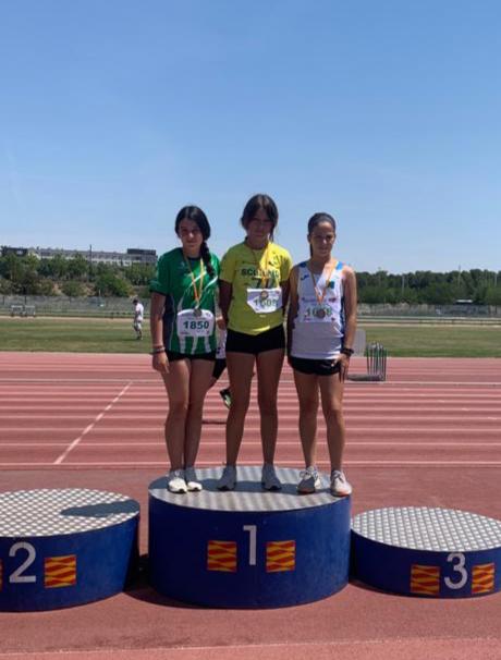 Daniela García, podio martillo