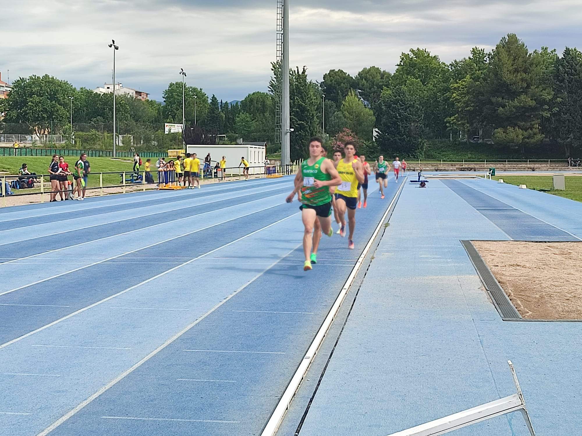 Alex Salgado, en el 400