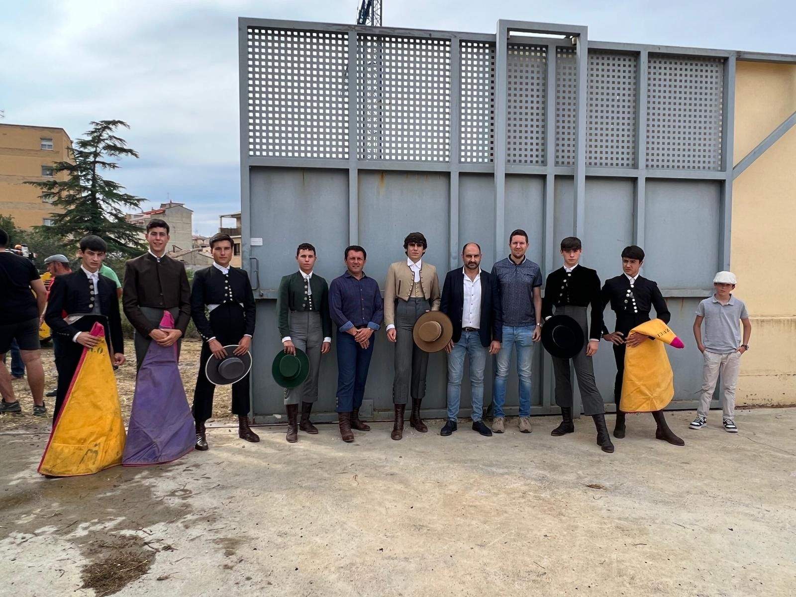 Clase práctica en Barbastro de la ET Oscense. Foto: María Ruiz