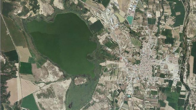 Laguna de Sariñena en 2021. Laguna de Sariñena en 2021.