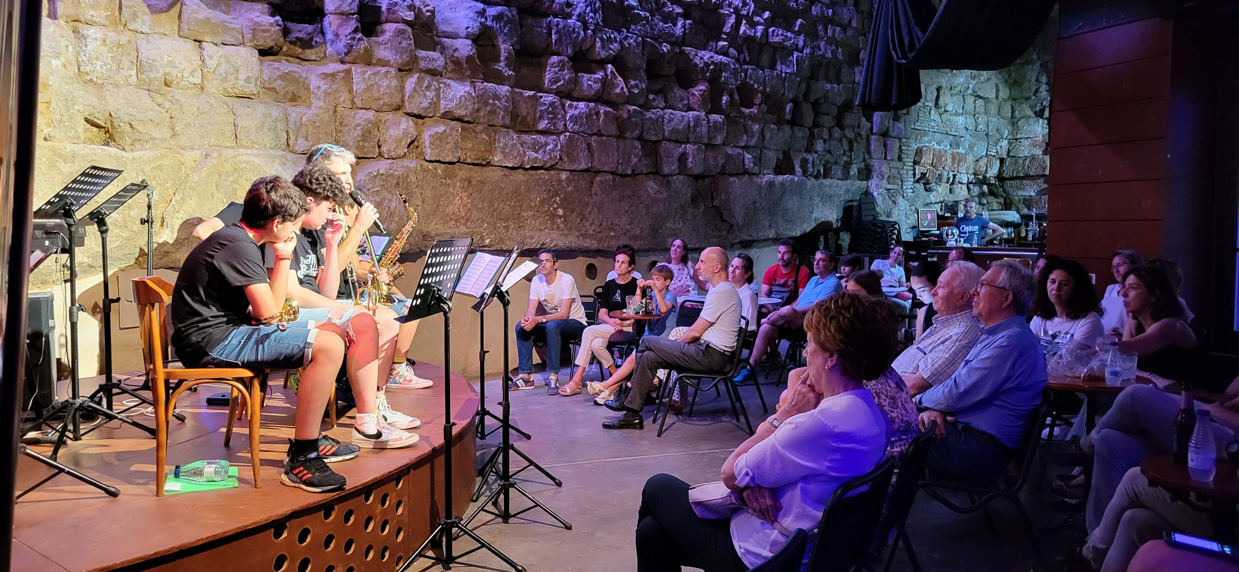 Presentación de la Huesca Big Band Junior. Foto Myriam Martínez