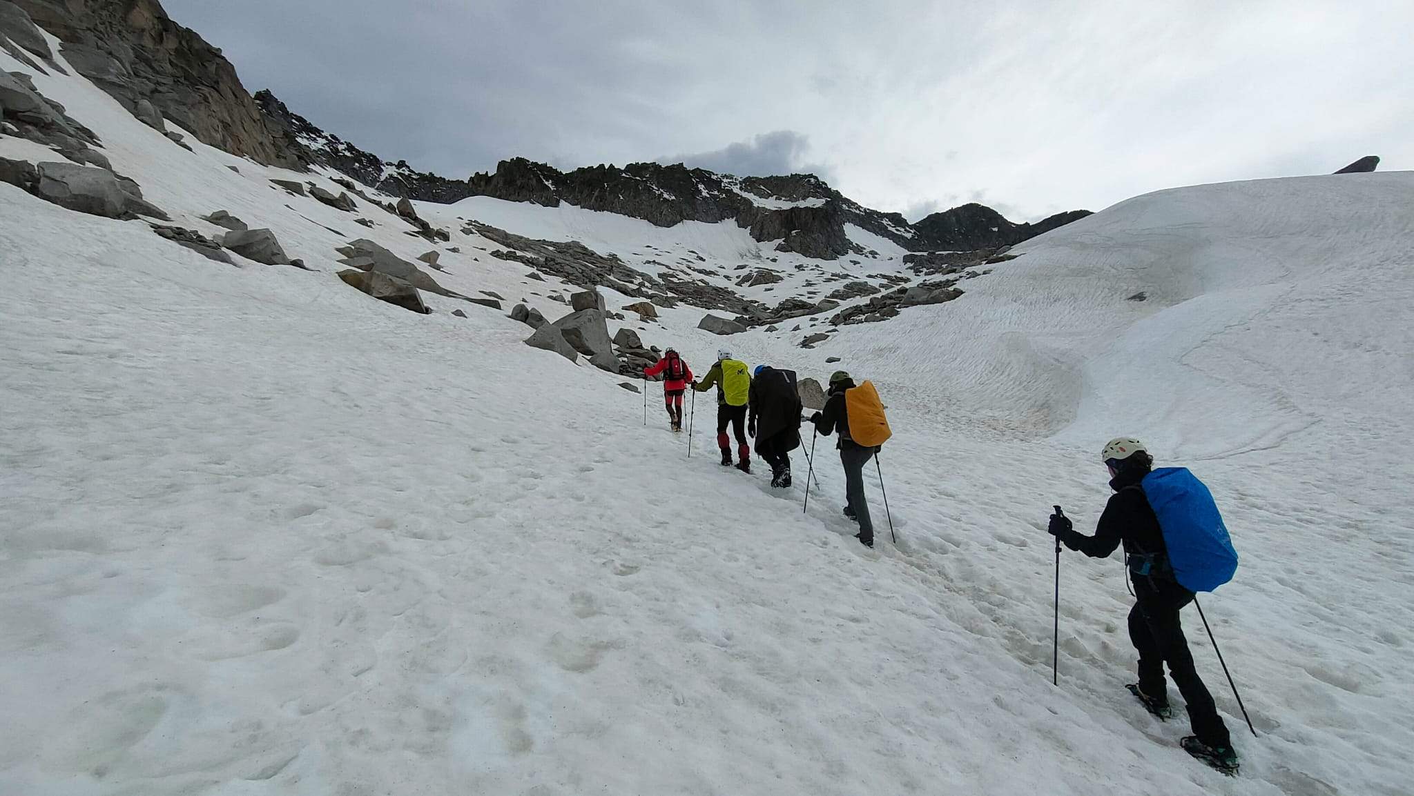 Imágenes de la ascensión al pico Maladeta. Foto Peña Guara