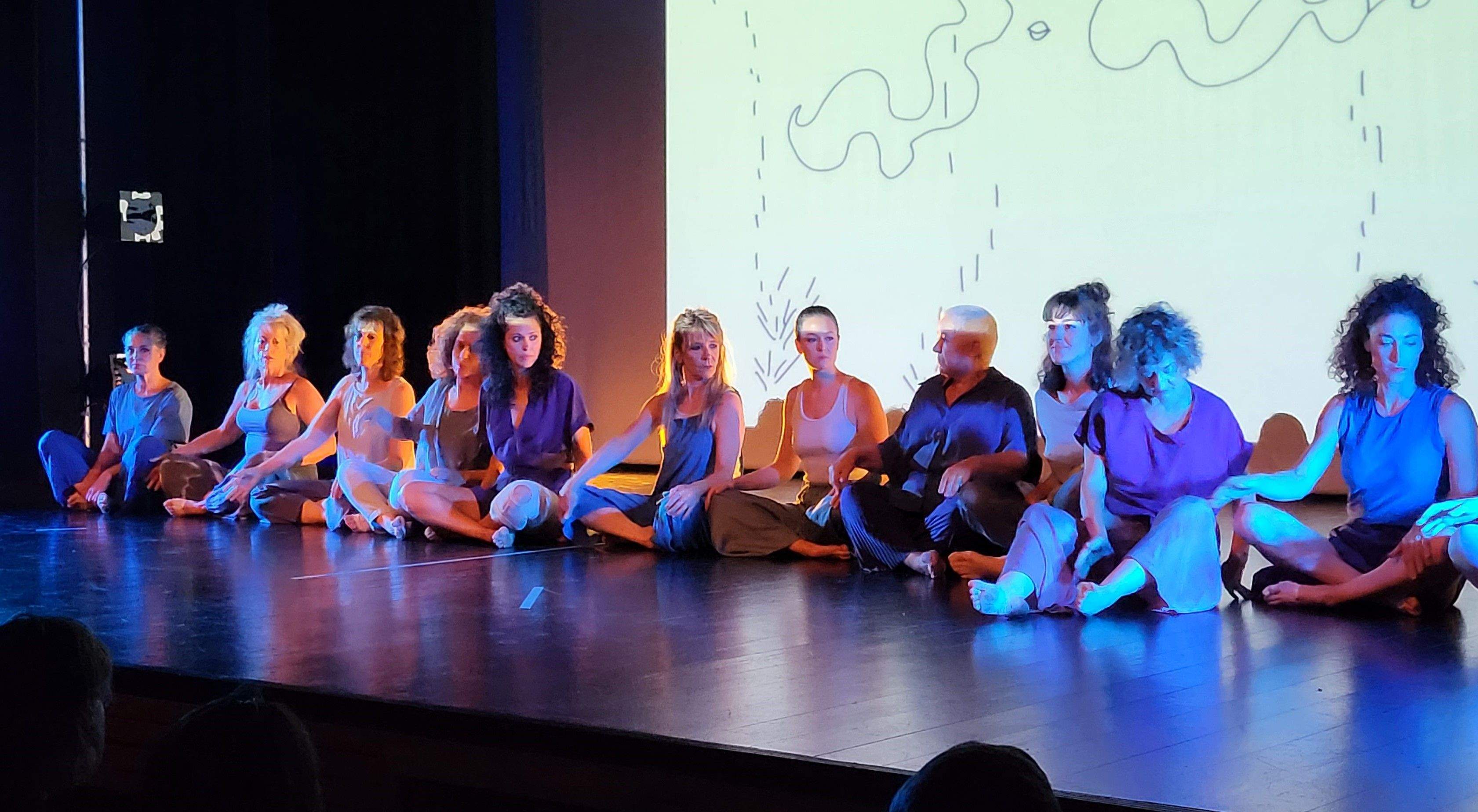 Taller de Danza Contemporánea en la  XXXI Muestra de Huesca. Foto Myriam Martínez