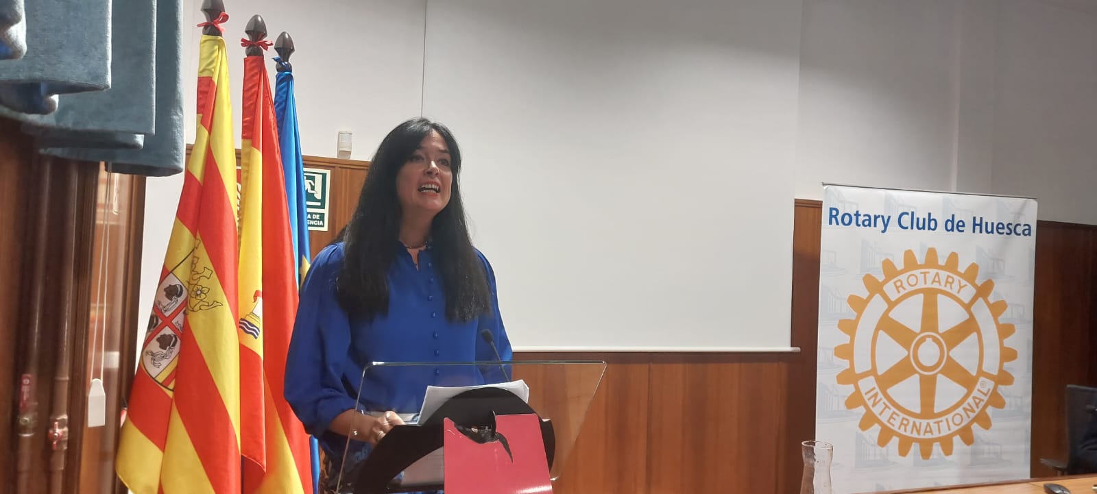 Entrega de la Distinción Rotaria a Eugenio Monesma.