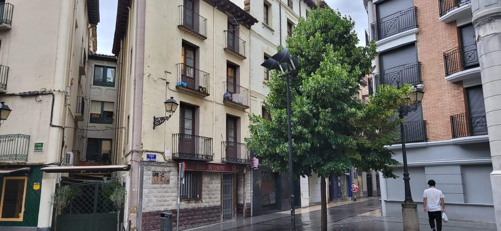 Edificio okupado en San Orencio.