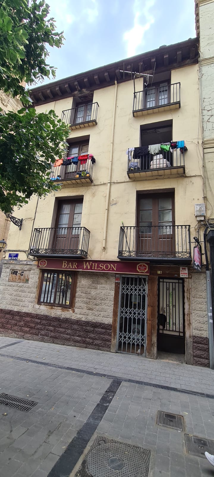 Edificio okupado en San Orencio.