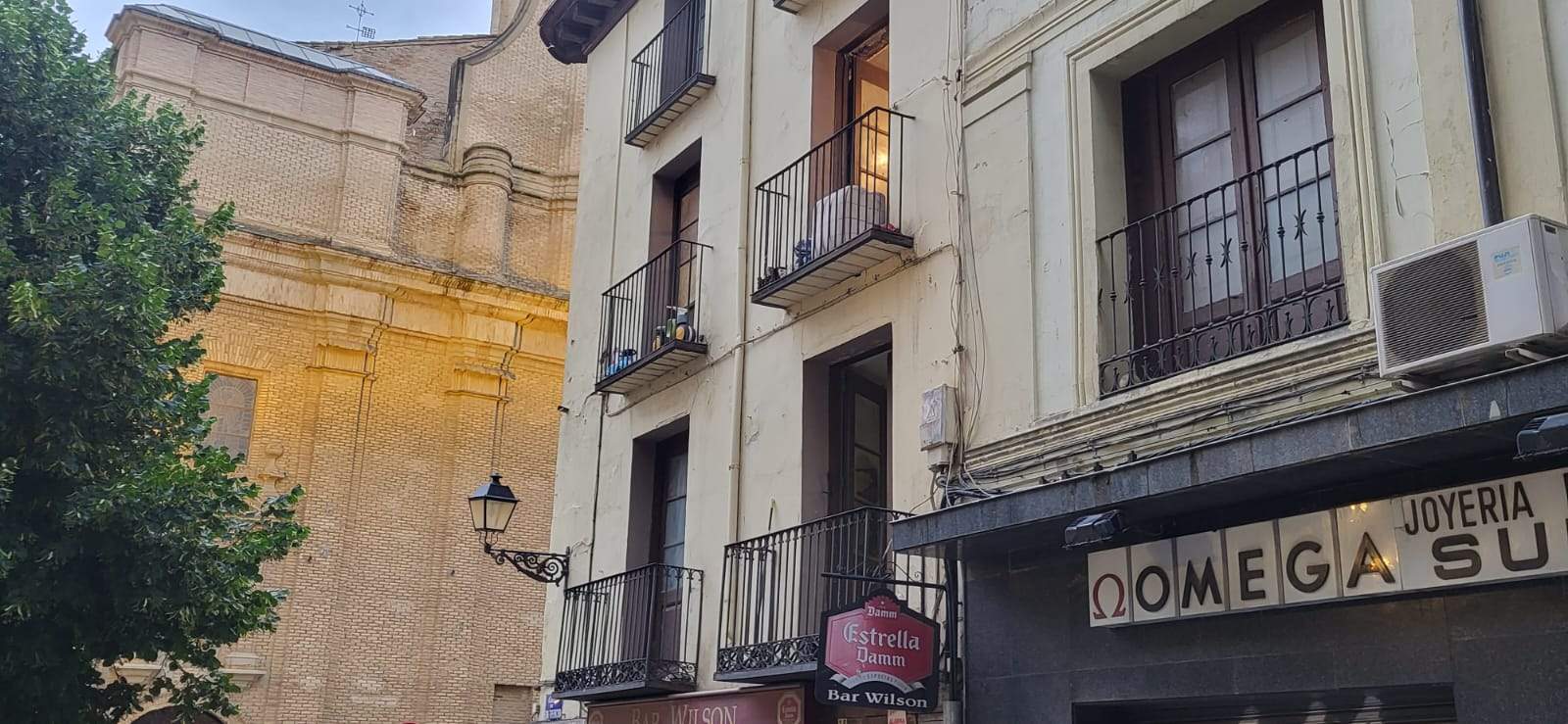 Edificio okupado en San Orencio.