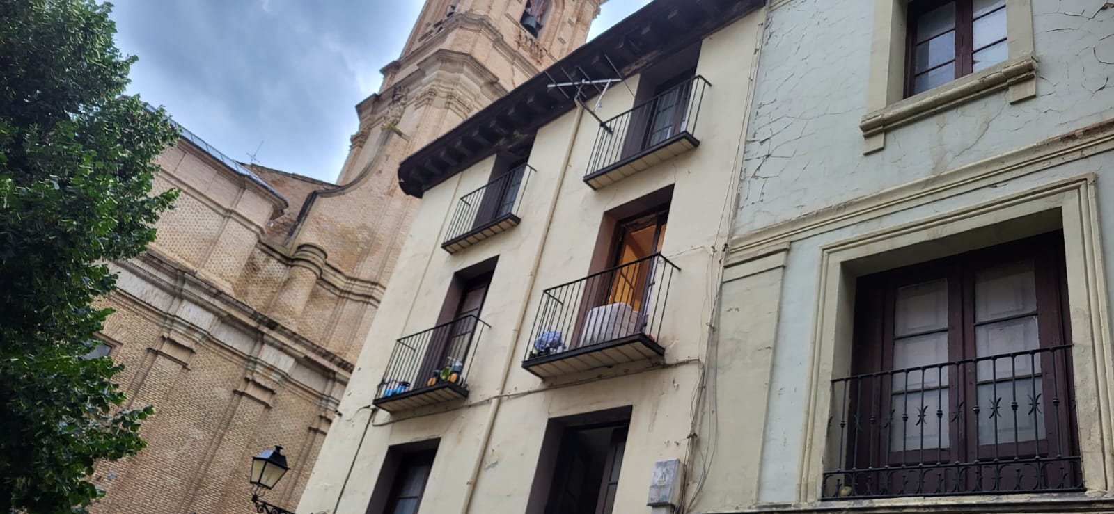 Edificio okupado en San Orencio.