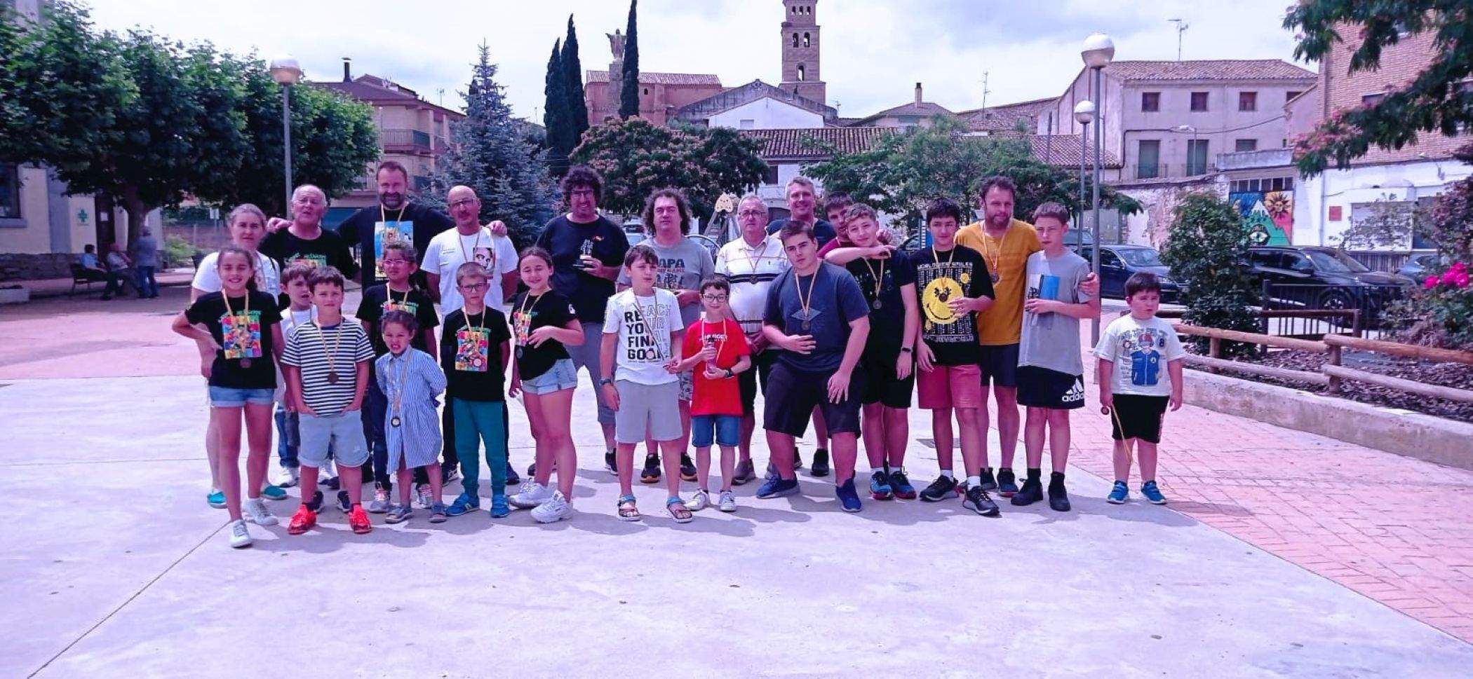 Torneo de aficionados de ajedrez en Alcubierre