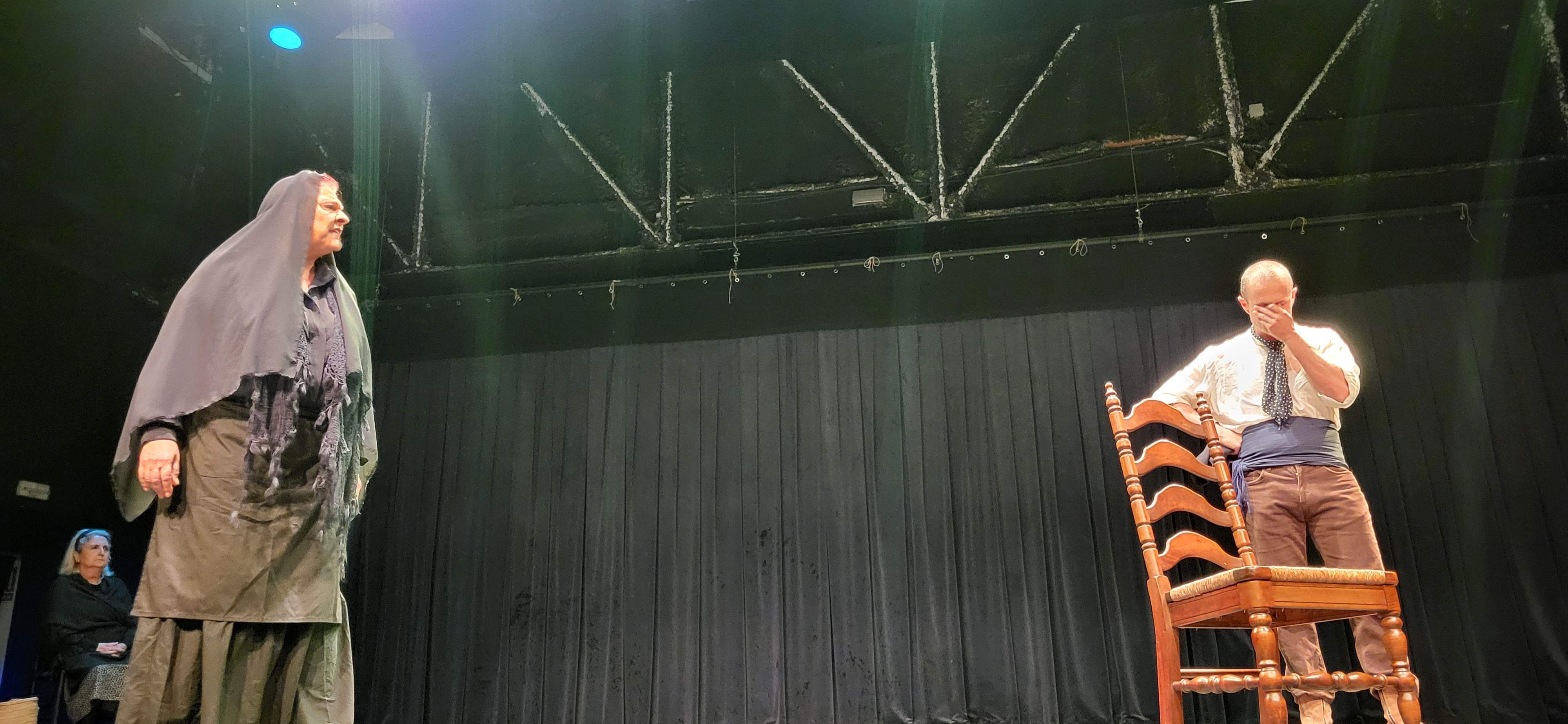 Alboroque interpretando "Bodas de Sangre". Foto Myriam Martínez