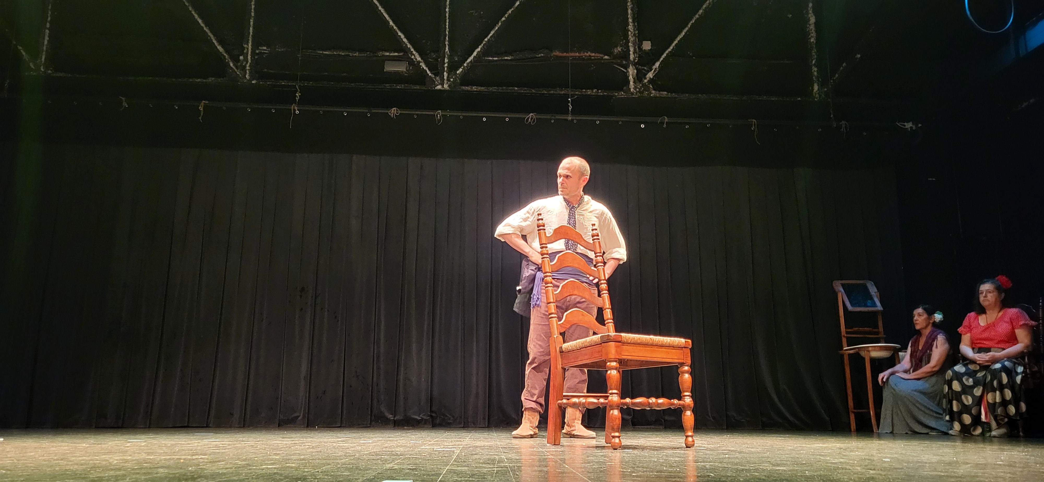 Alboroque interpretando "Bodas de Sangre". Foto Myriam Martínez