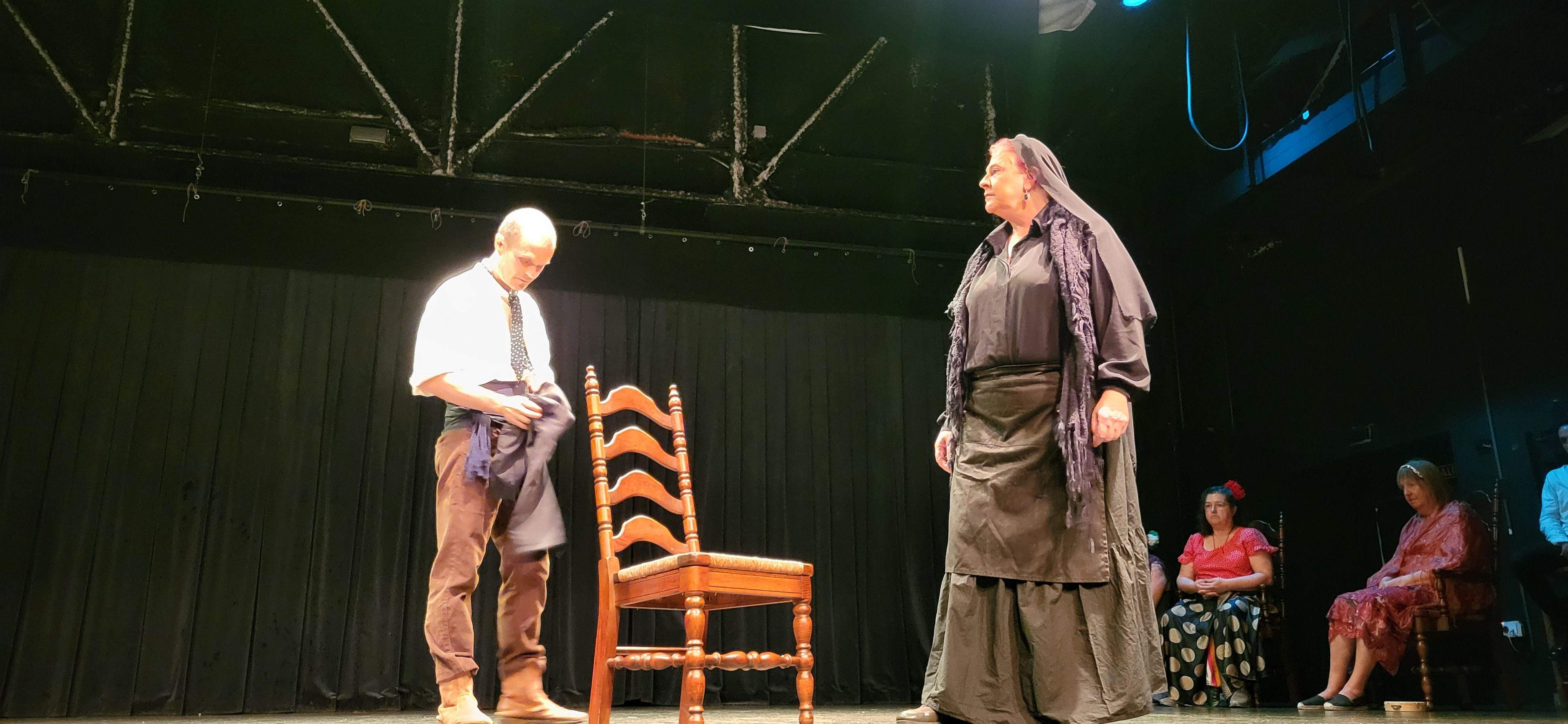 Alboroque interpretando "Bodas de Sangre". Foto Myriam Martínez