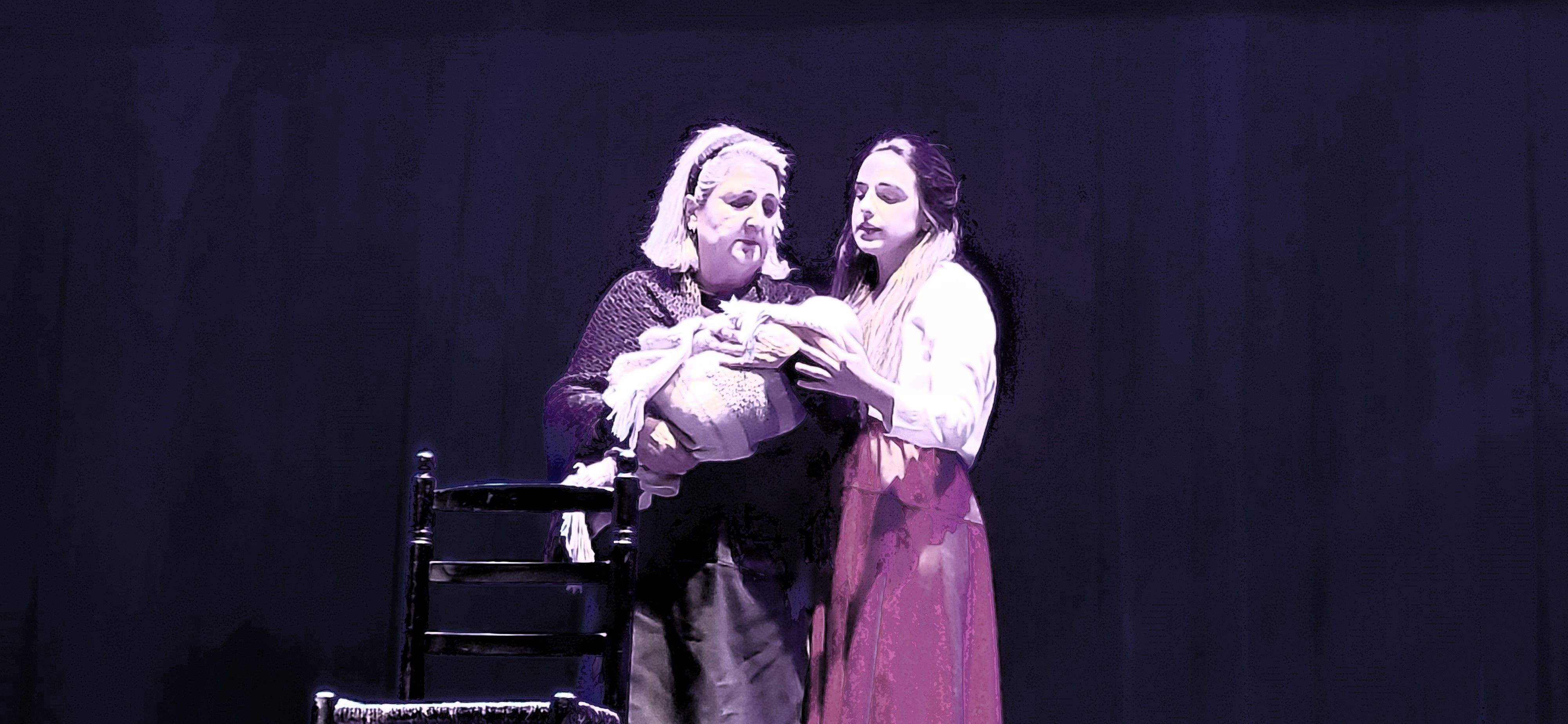 Alboroque interpretando "Bodas de Sangre". Foto Myriam Martínez