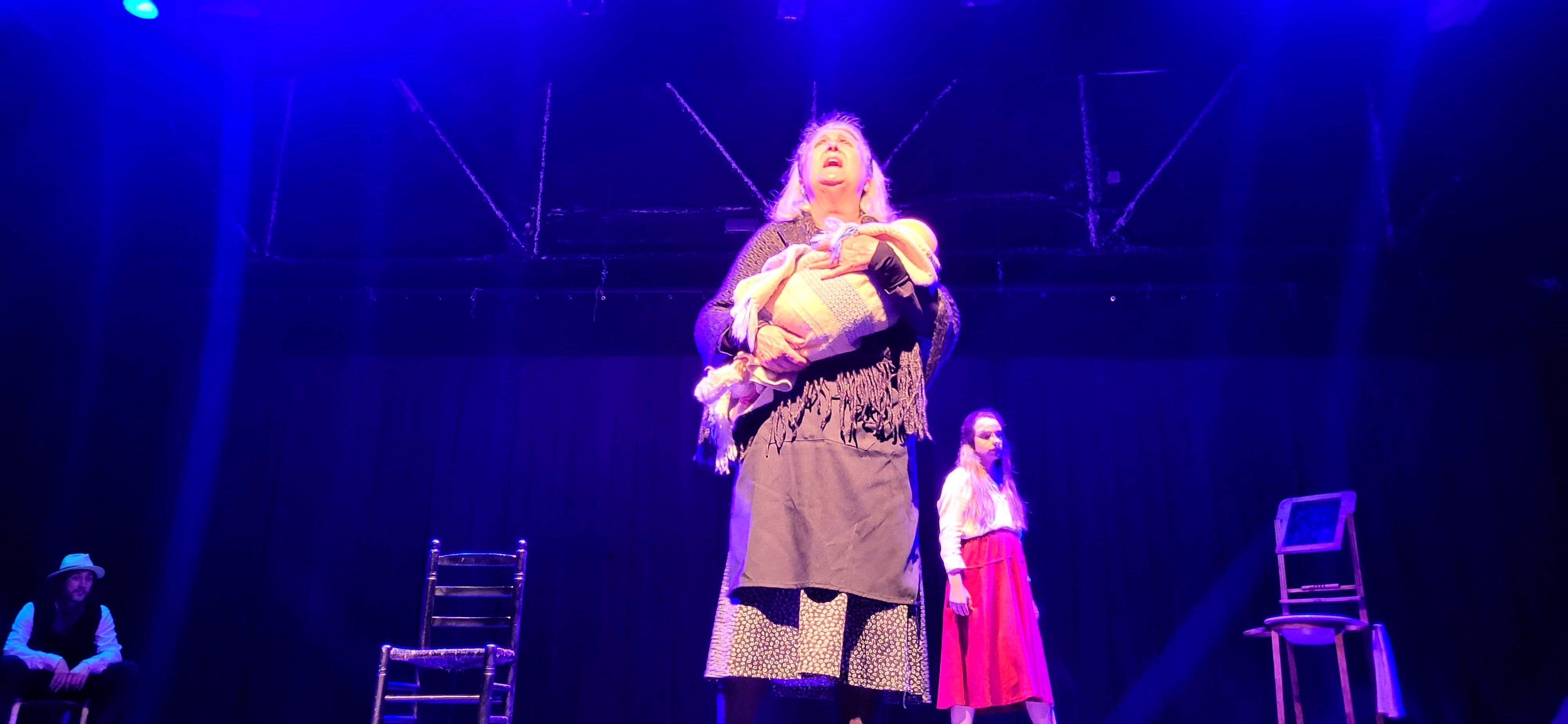 Alboroque interpretando "Bodas de Sangre". Foto Myriam Martínez