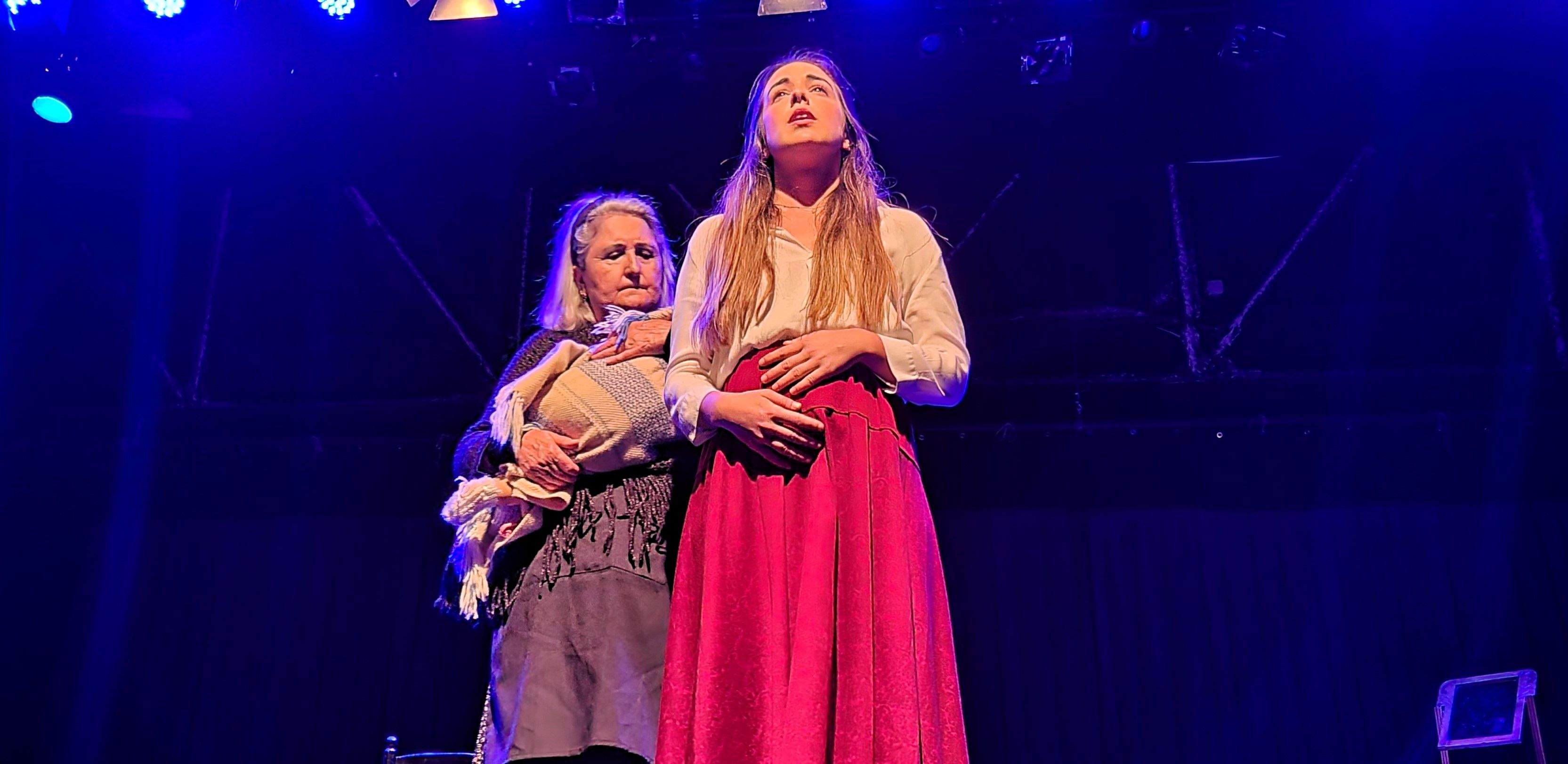 Alboroque interpretando "Bodas de Sangre". Foto Myriam Martínez