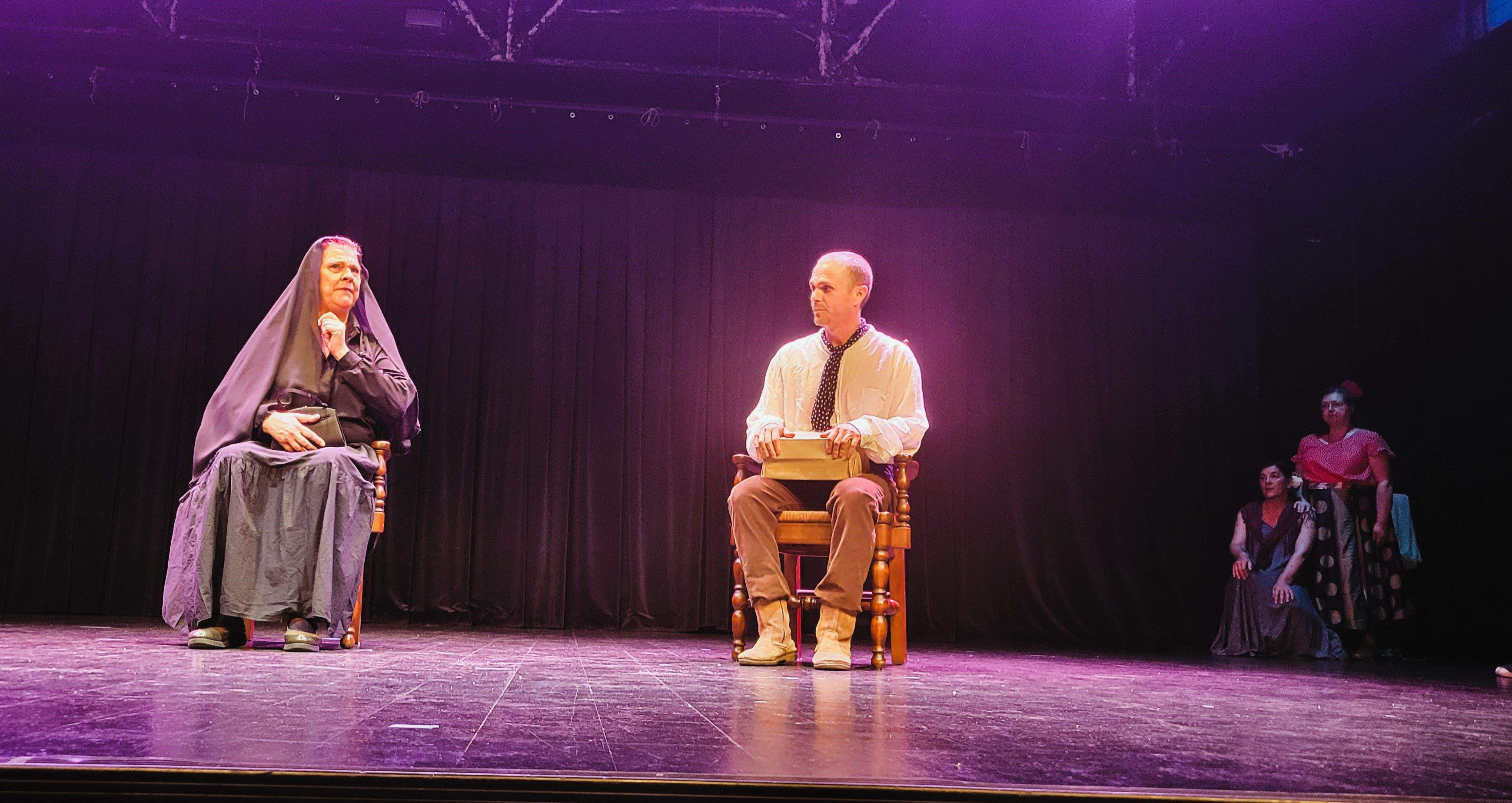 Alboroque interpretando "Bodas de Sangre". Foto Myriam Martínez