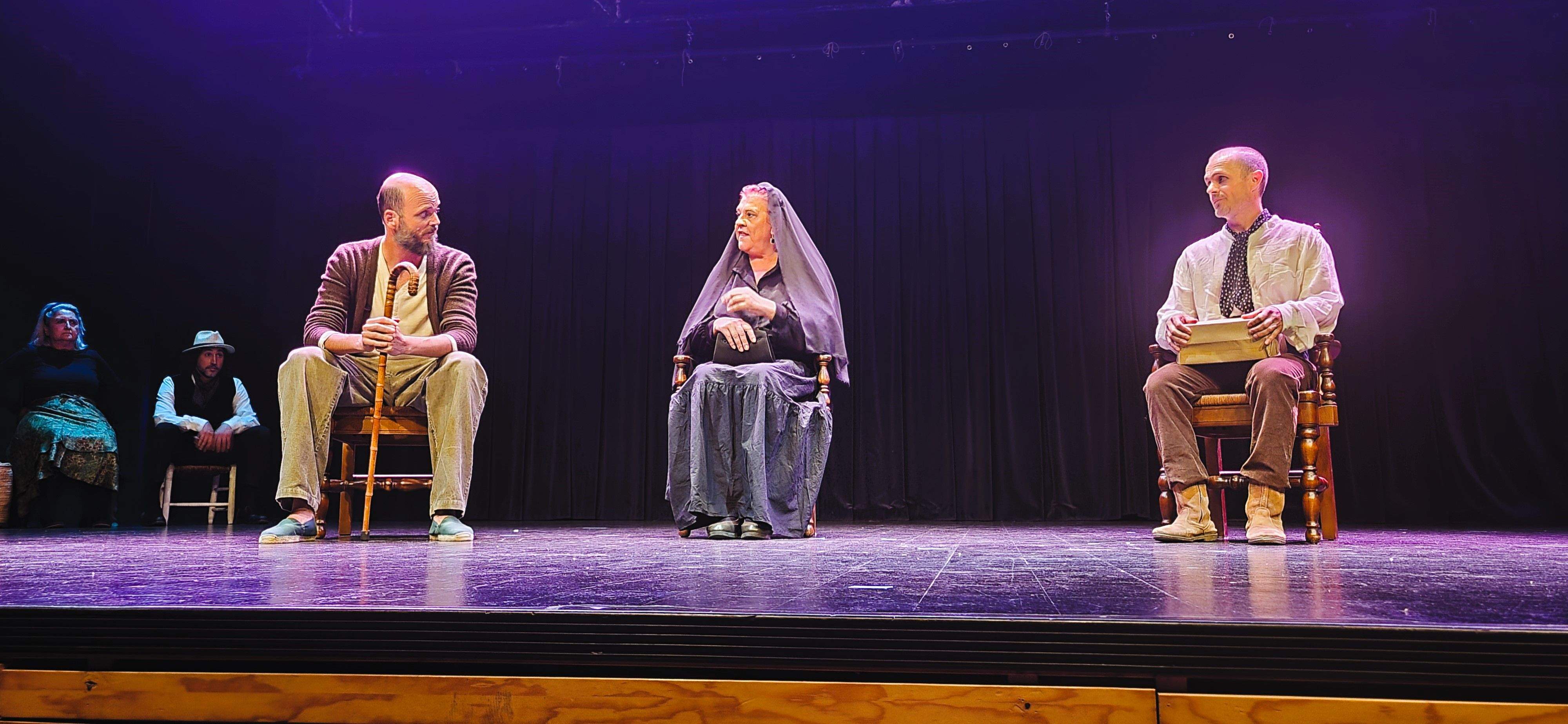 Alboroque interpretando "Bodas de Sangre". Foto Myriam Martínez