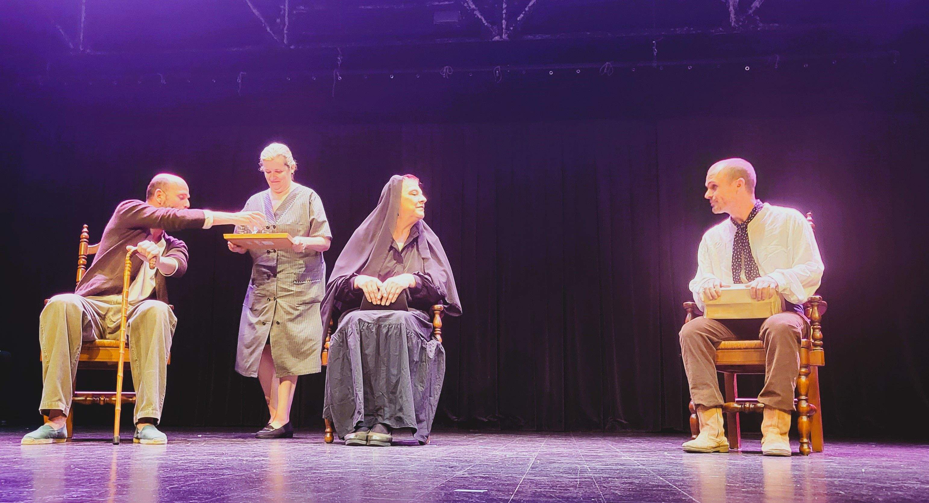 Alboroque interpretando "Bodas de Sangre". Foto Myriam Martínez