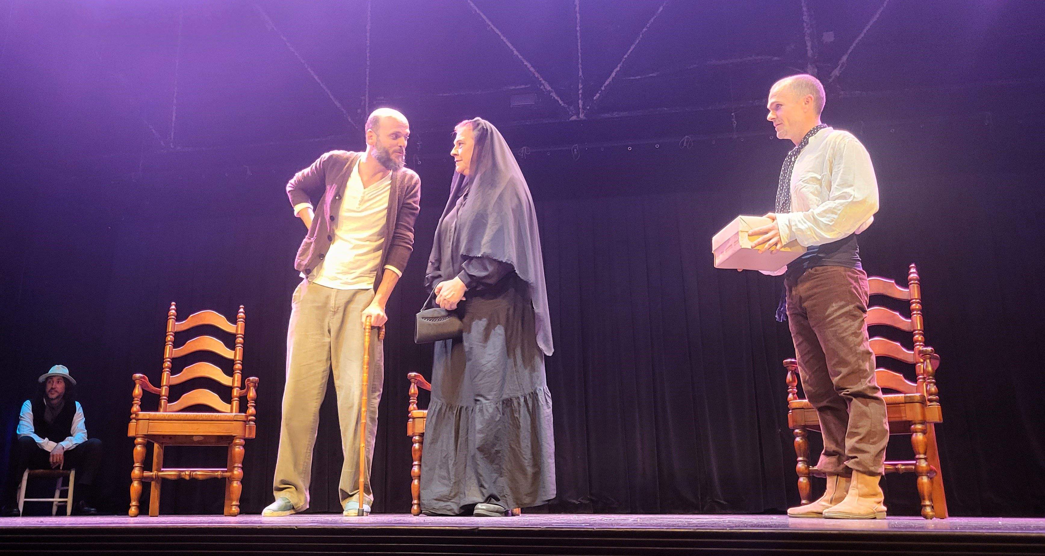 Alboroque interpretando "Bodas de Sangre". Foto Myriam Martínez