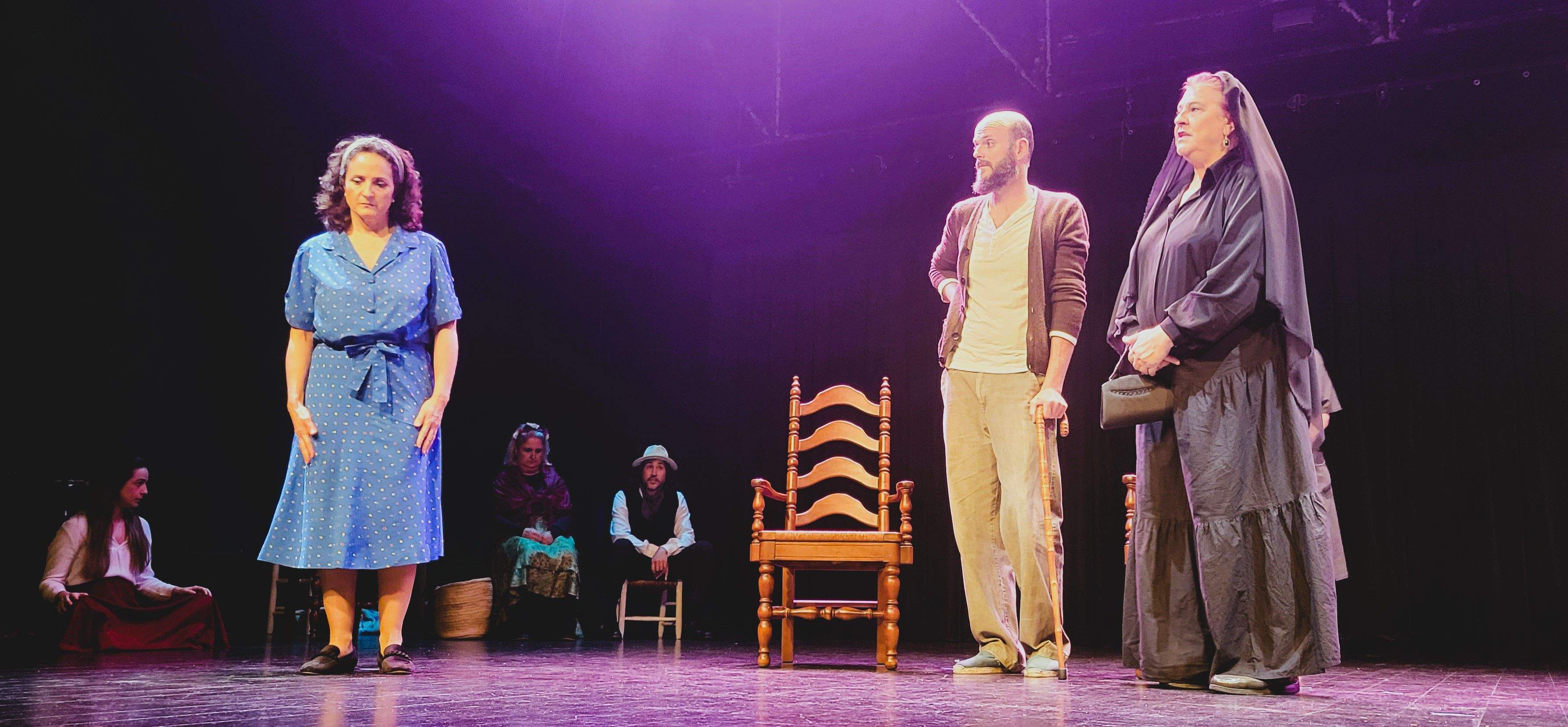 Alboroque interpretando "Bodas de Sangre". Foto Myriam Martínez