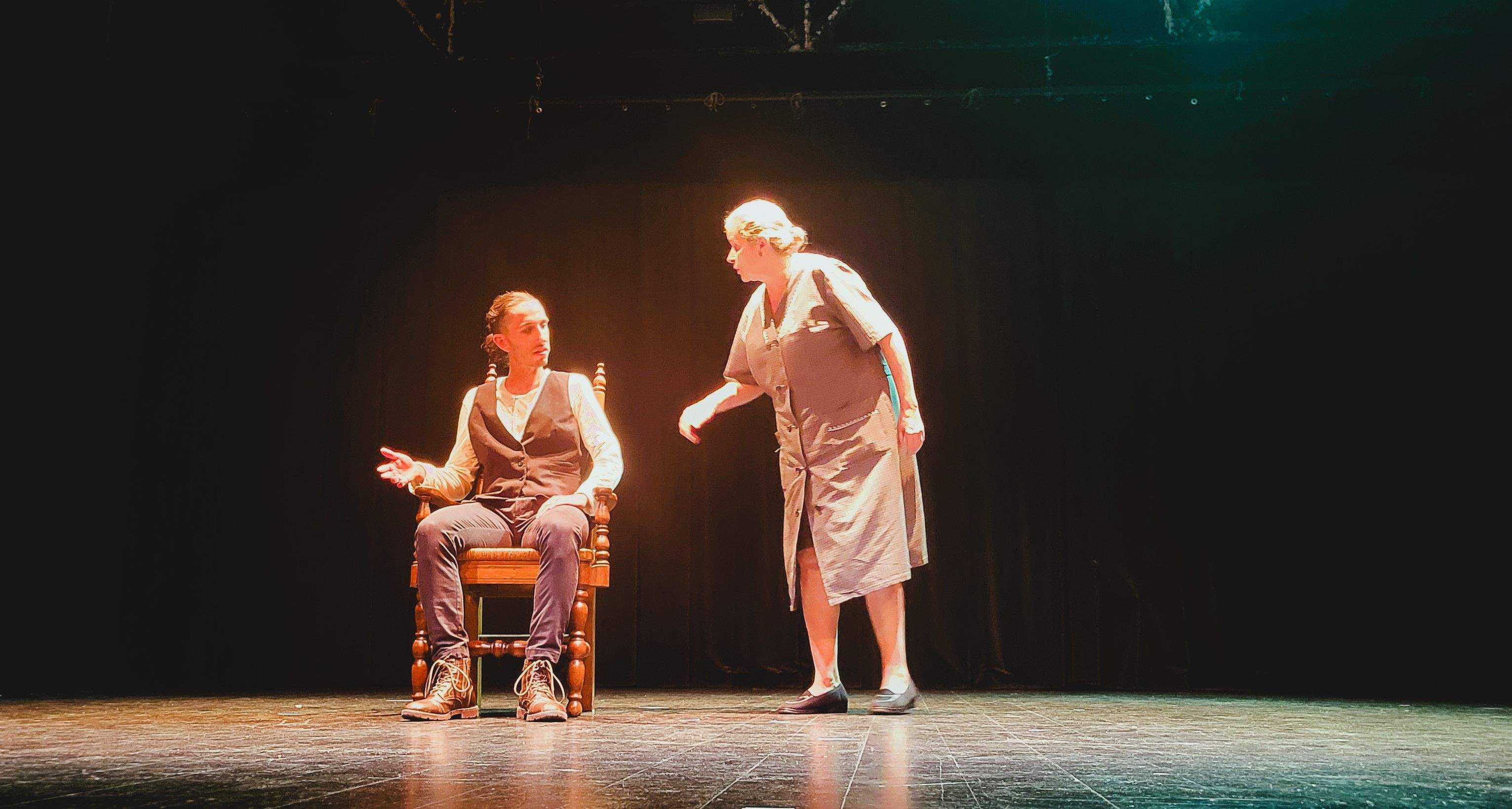 Alboroque interpretando "Bodas de Sangre". Foto Myriam Martínez