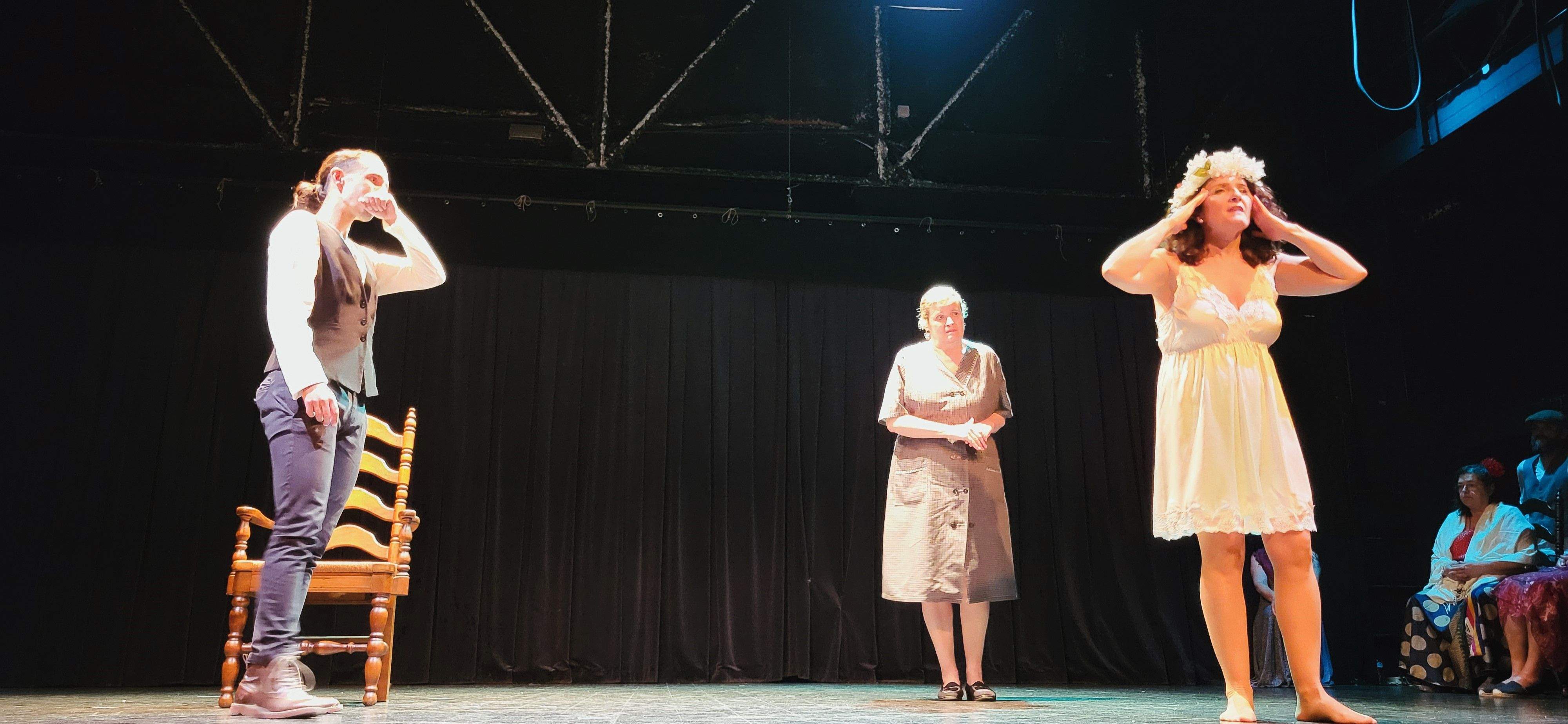 Alboroque interpretando "Bodas de Sangre". Foto Myriam Martínez