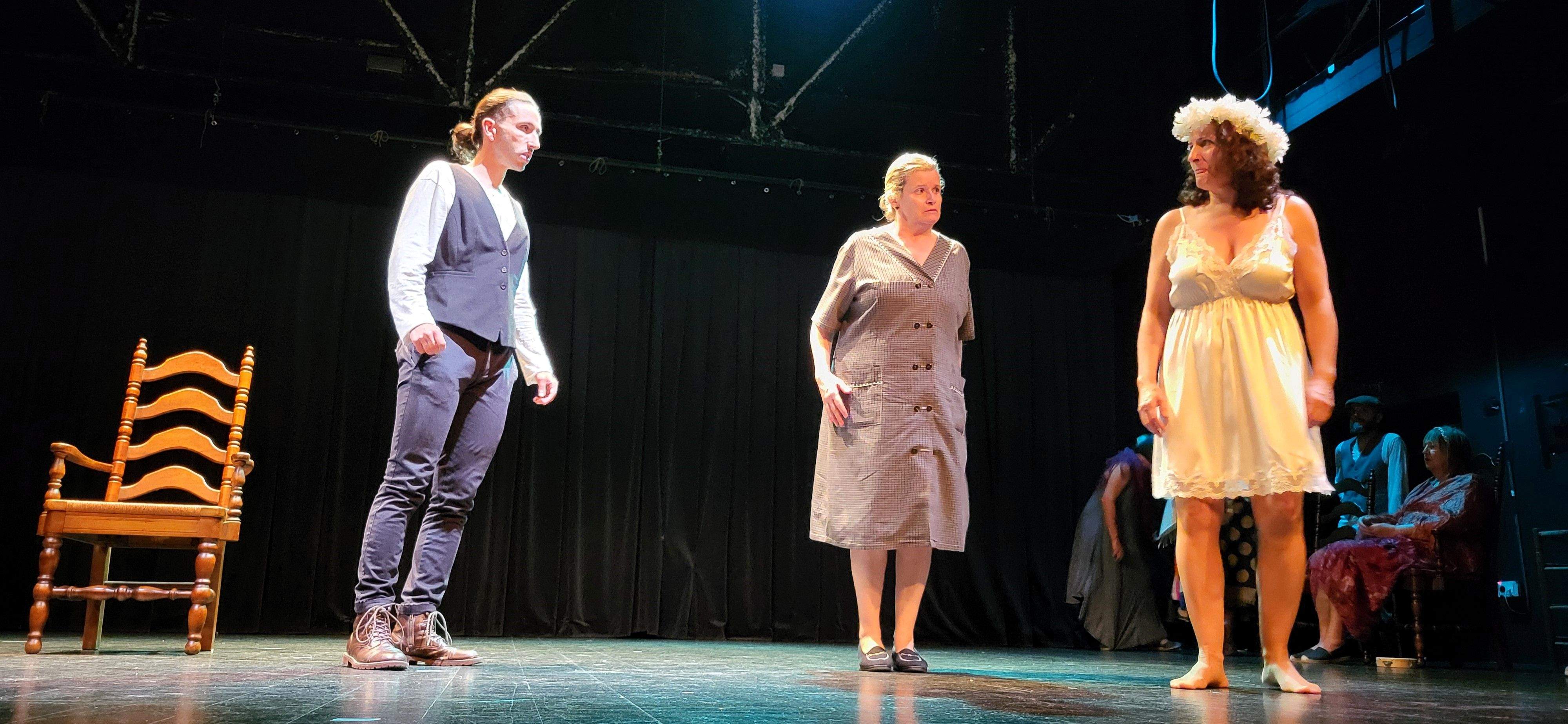 Alboroque interpretando "Bodas de Sangre". Foto Myriam Martínez