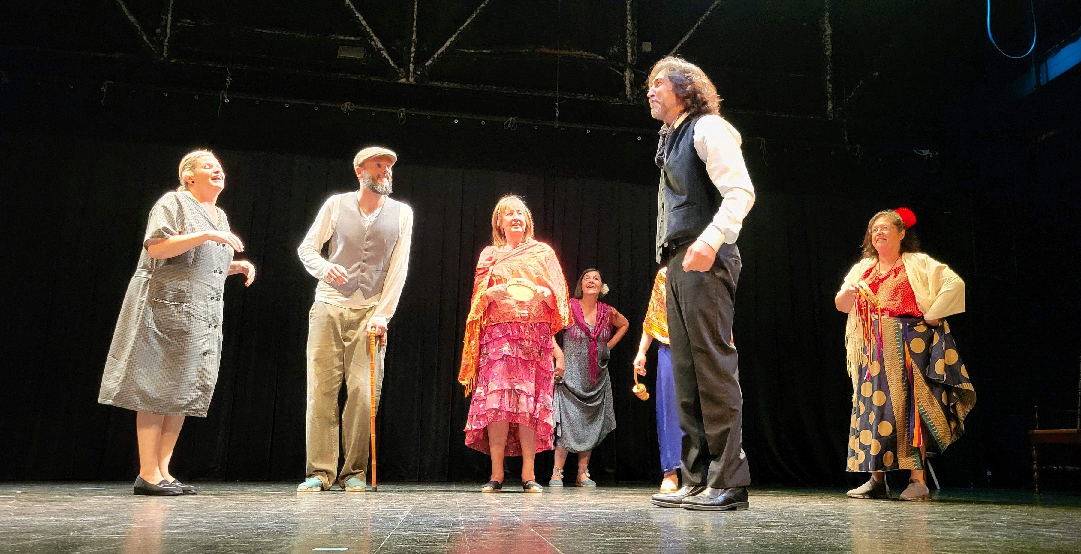 Alboroque interpretando "Bodas de Sangre". Foto Myriam Martínez