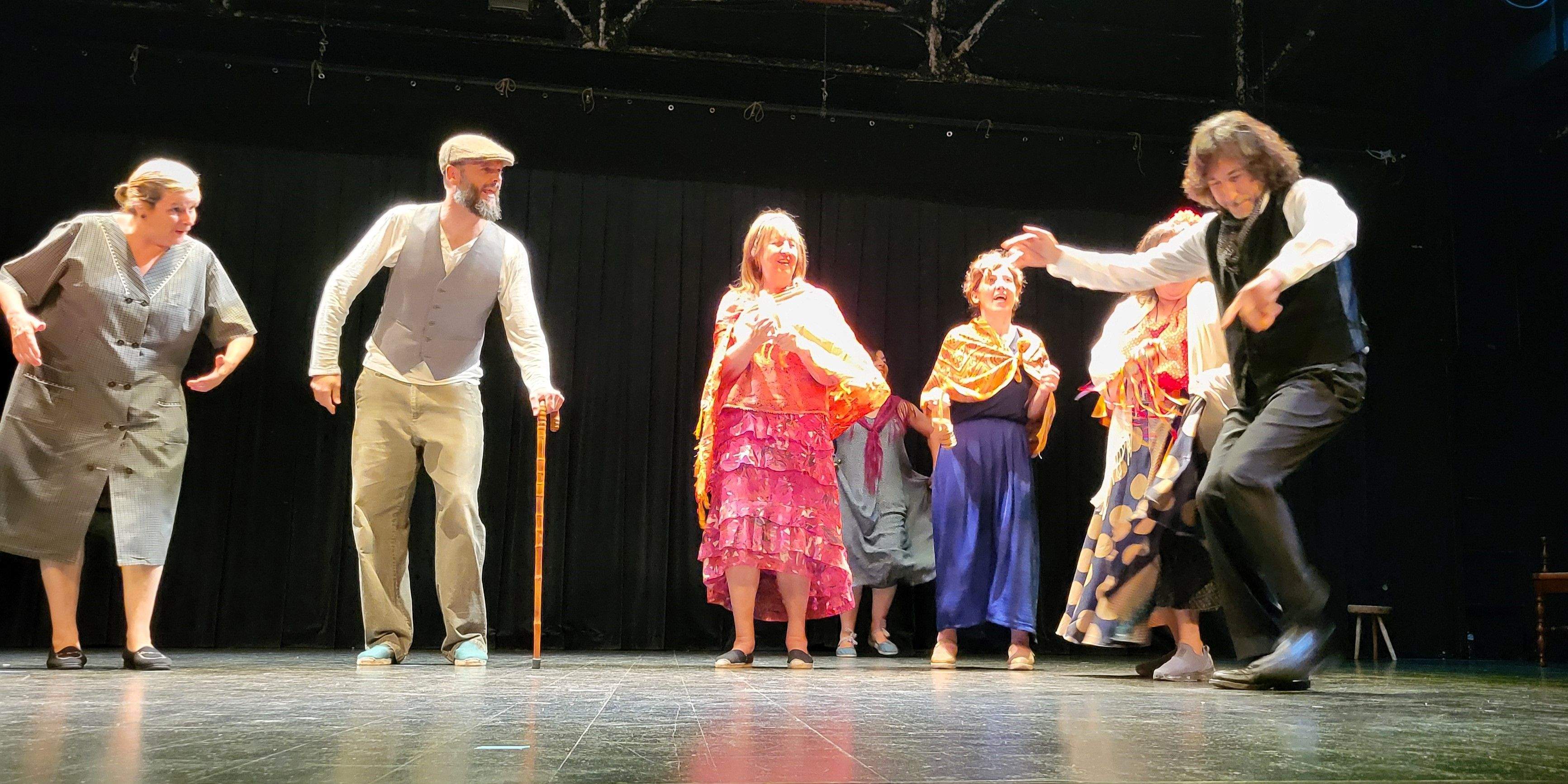 Alboroque interpretando "Bodas de Sangre". Foto Myriam Martínez