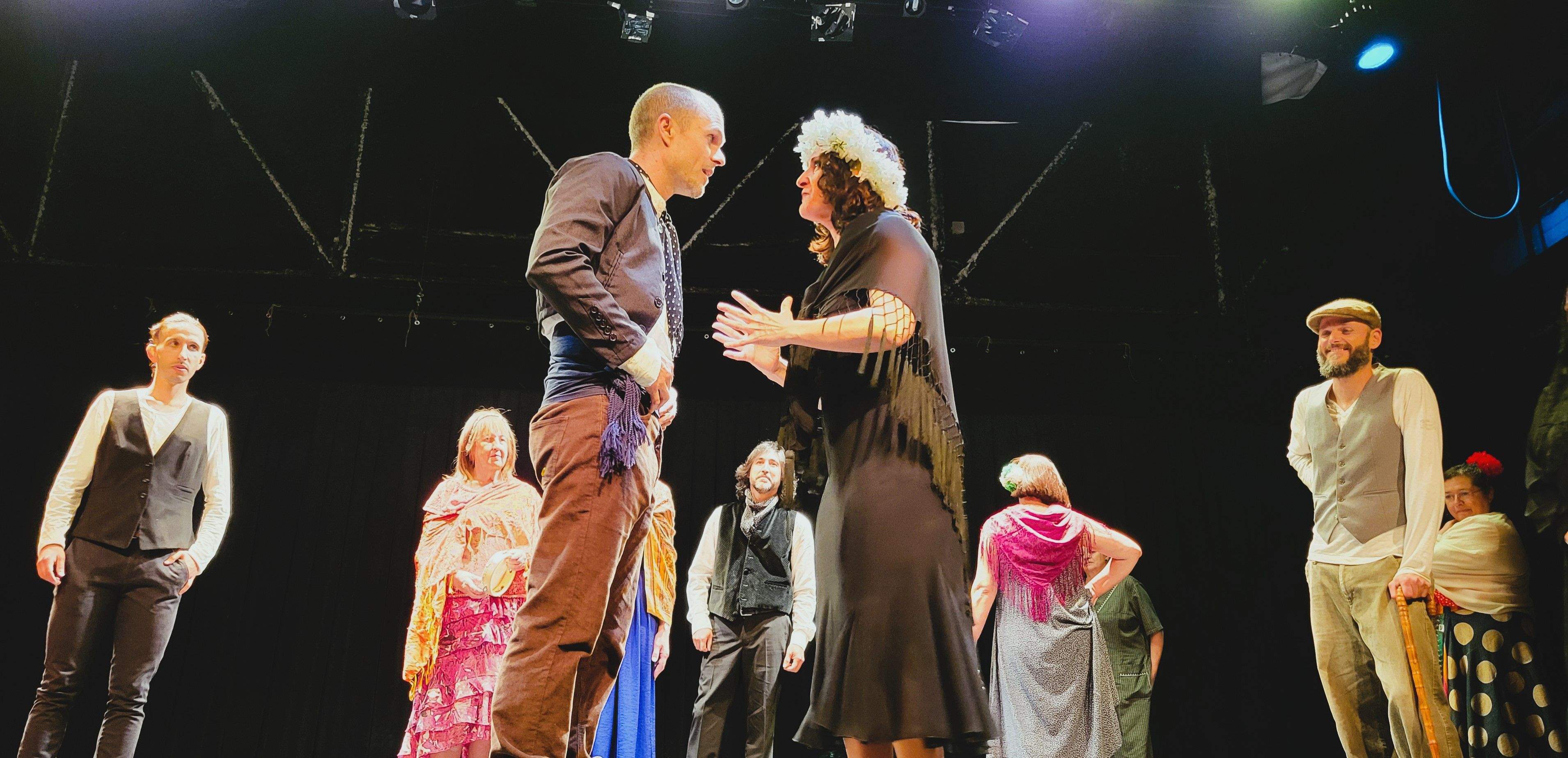 Alboroque interpretando "Bodas de Sangre". Foto Myriam Martínez