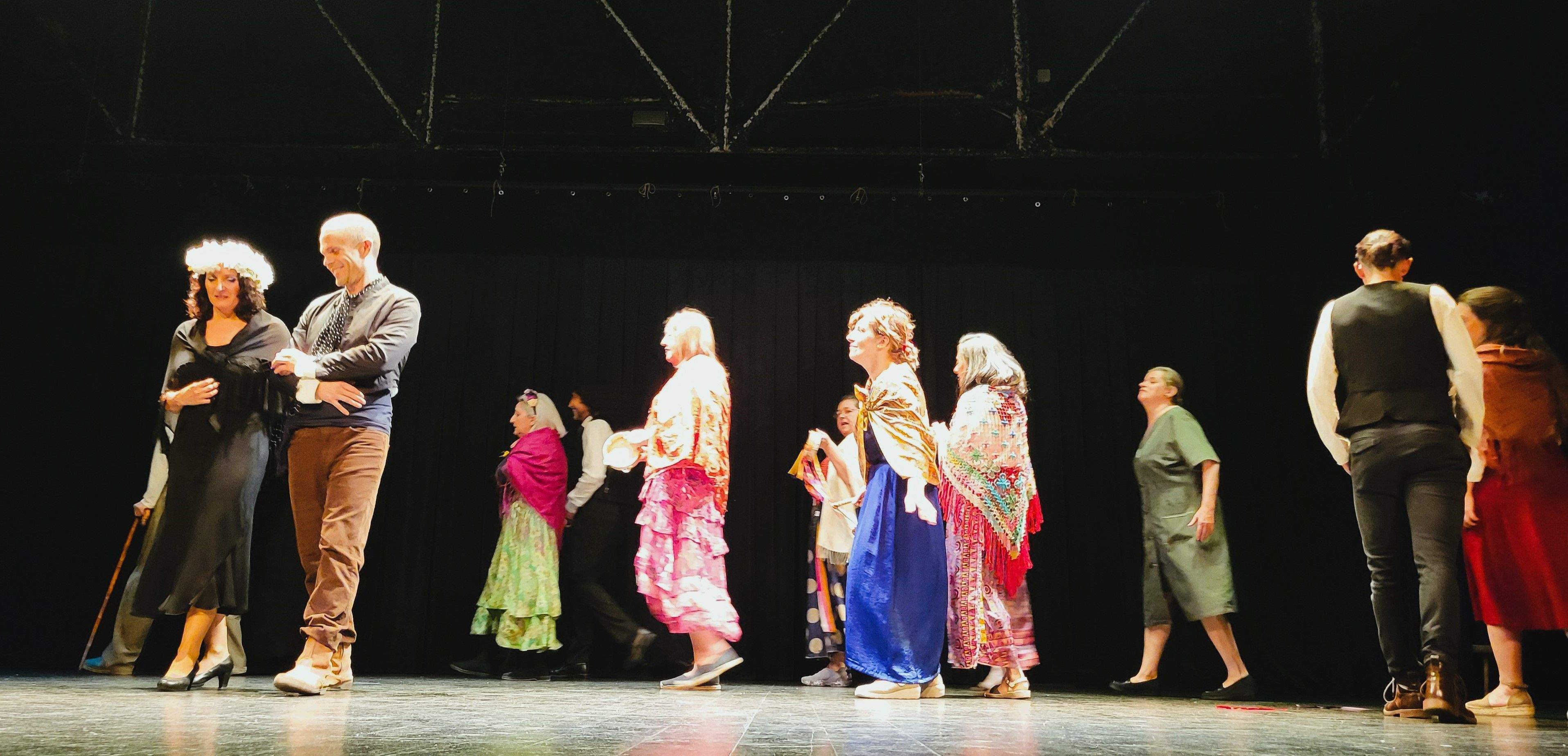 Alboroque interpretando "Bodas de Sangre". Foto Myriam Martínez