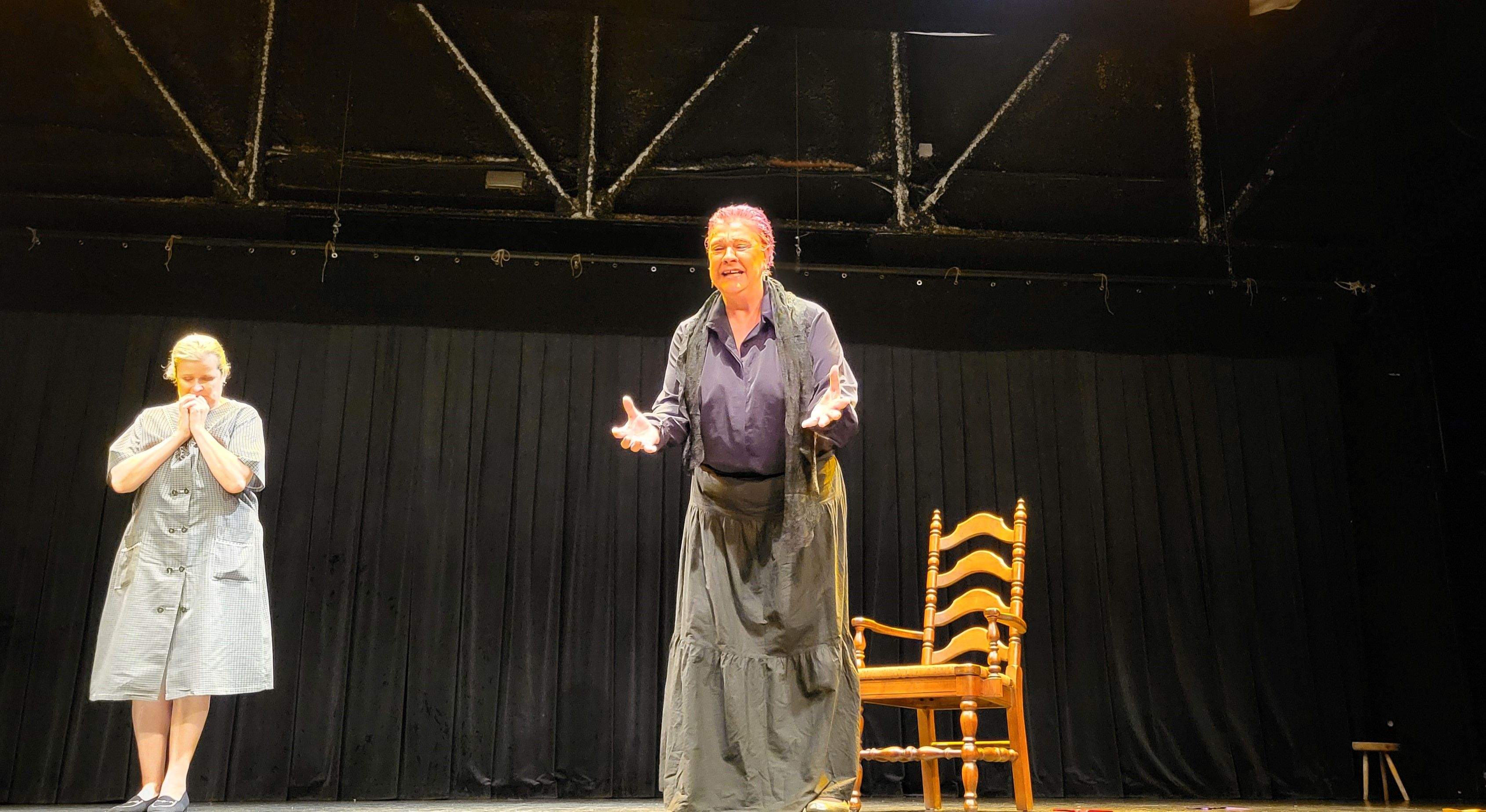 Alboroque interpretando "Bodas de Sangre". Foto Myriam Martínez