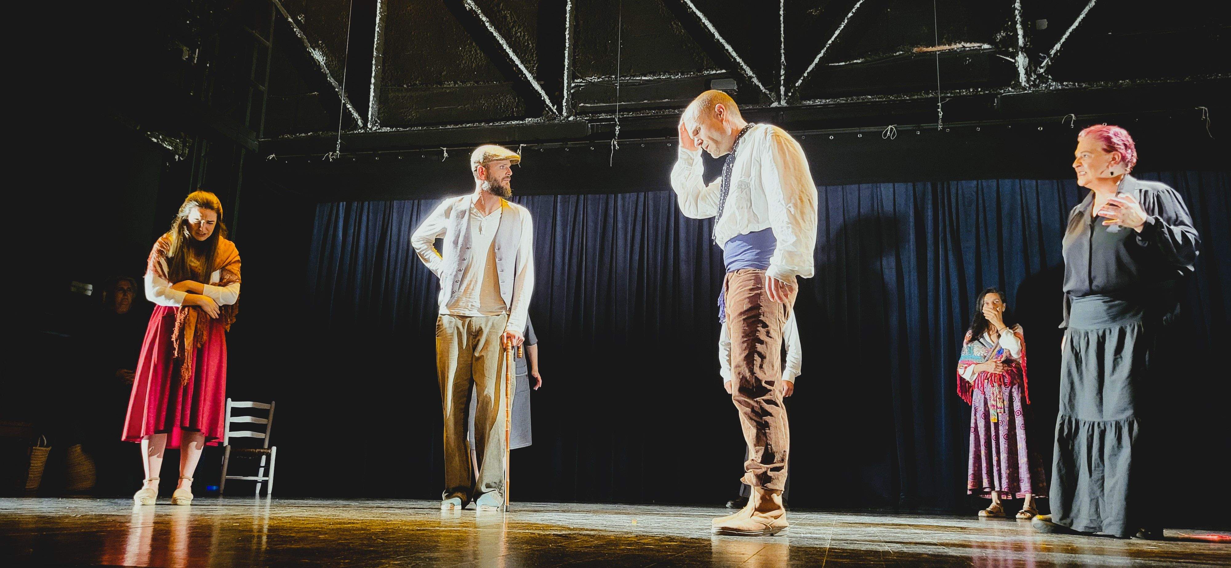 Alboroque interpretando "Bodas de Sangre". Foto Myriam Martínez