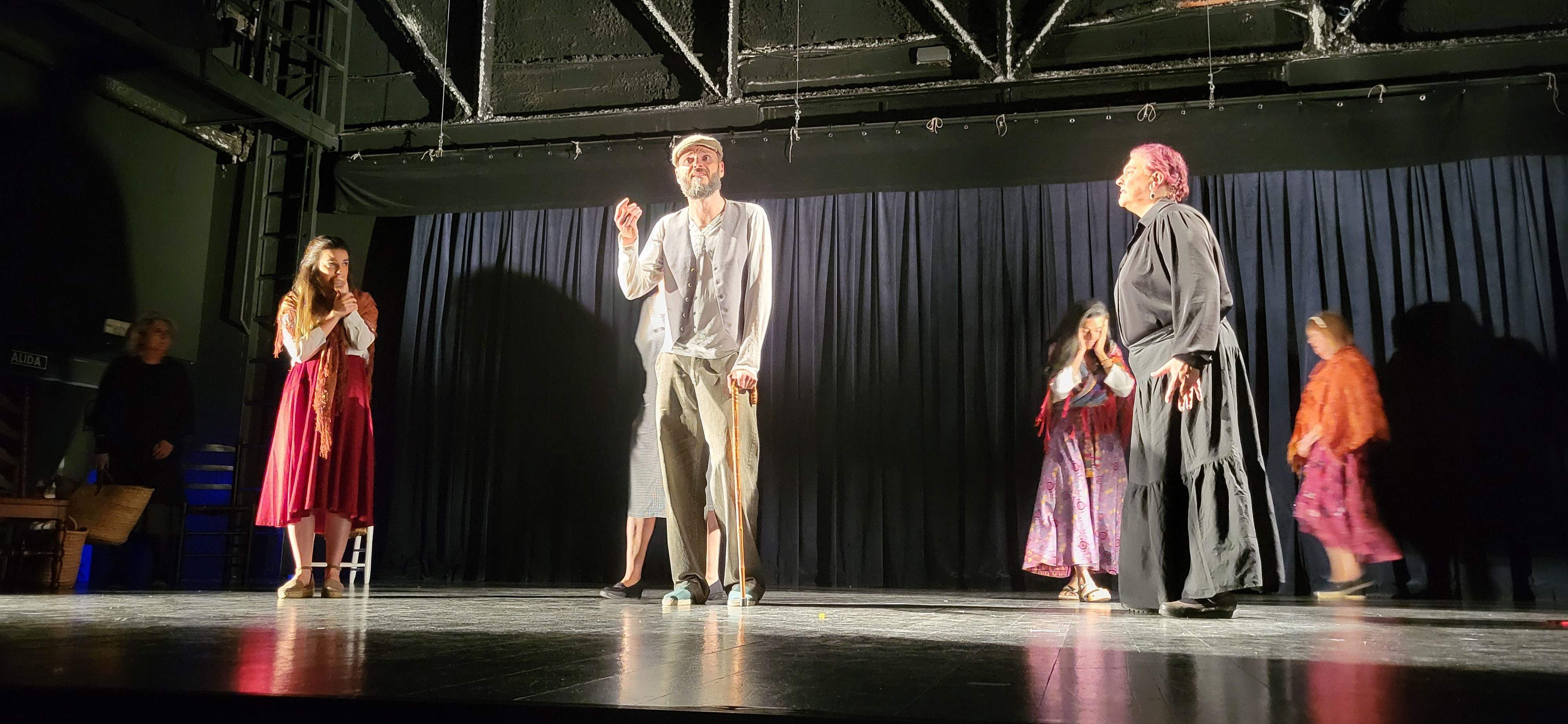 Alboroque interpretando "Bodas de Sangre". Foto Myriam Martínez