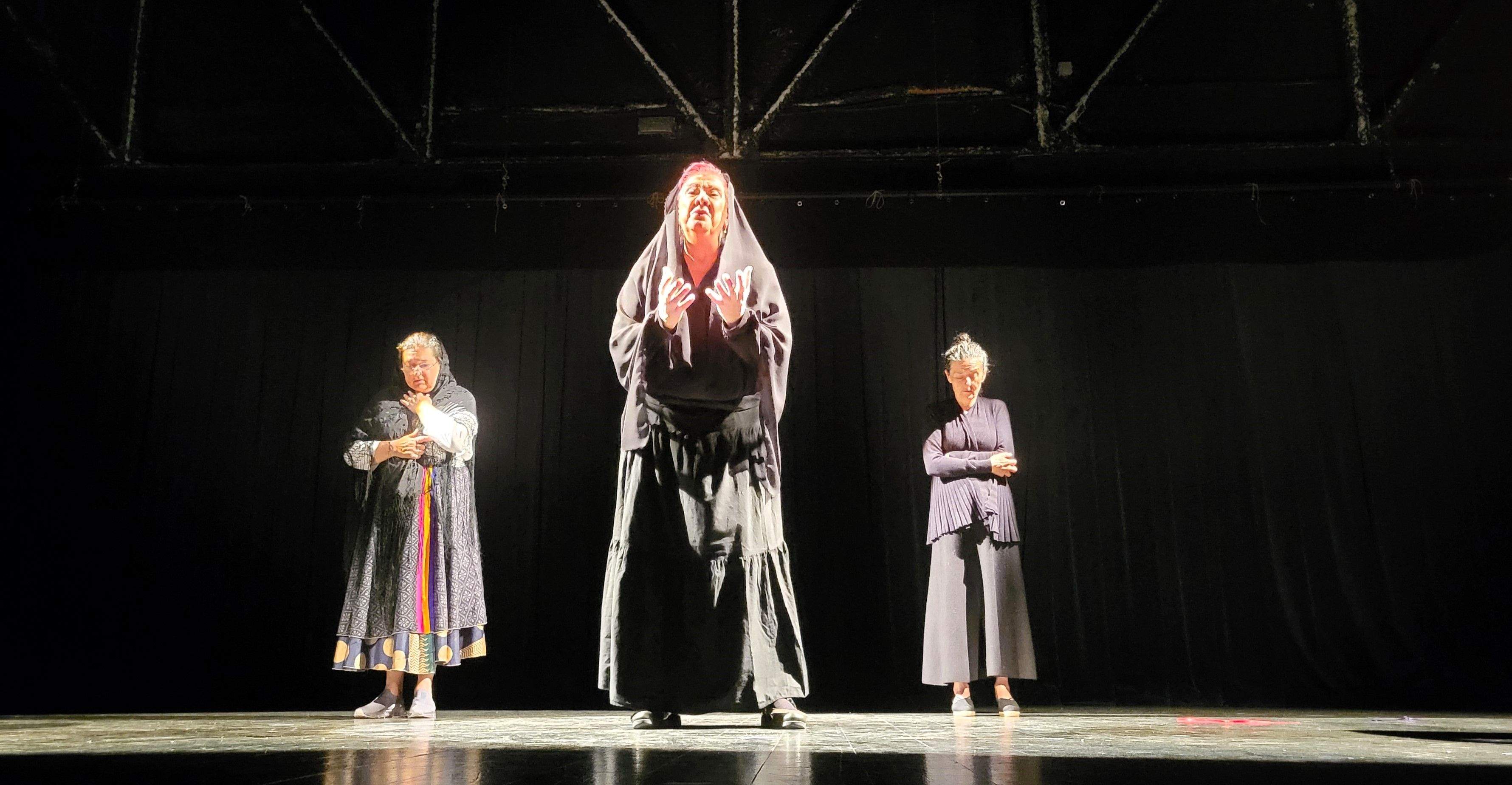 Alboroque interpretando "Bodas de Sangre". Foto Myriam Martínez